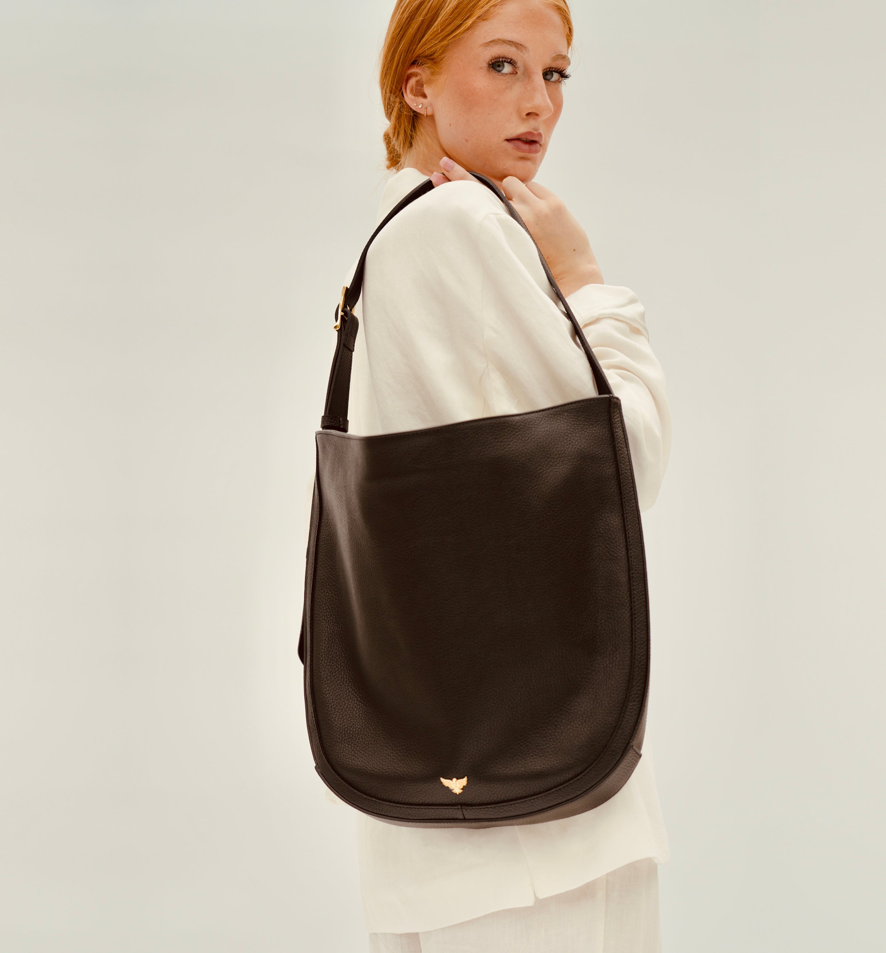 The Emma Black Leather Bag