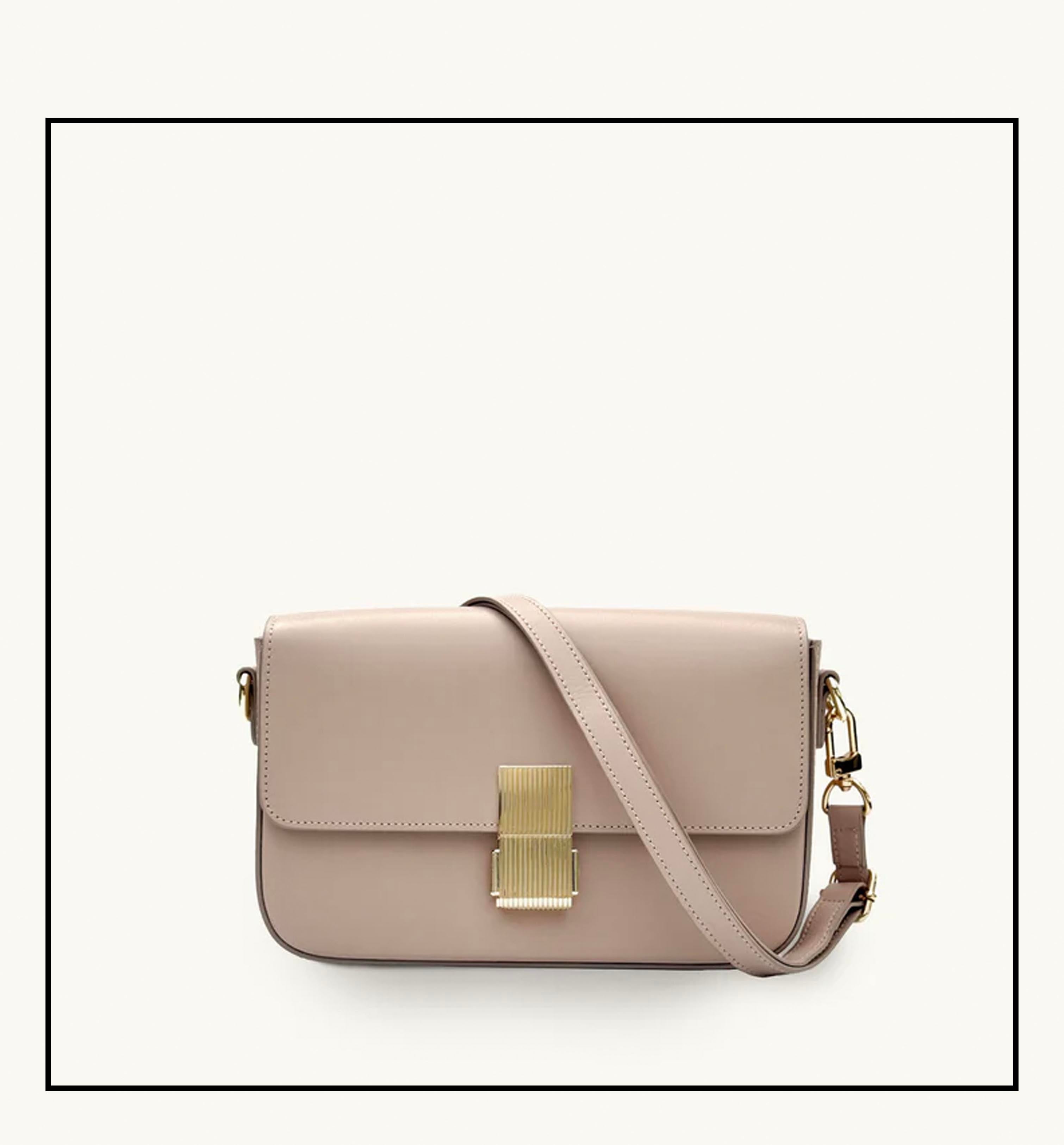 The Flora Blush Leather Bag