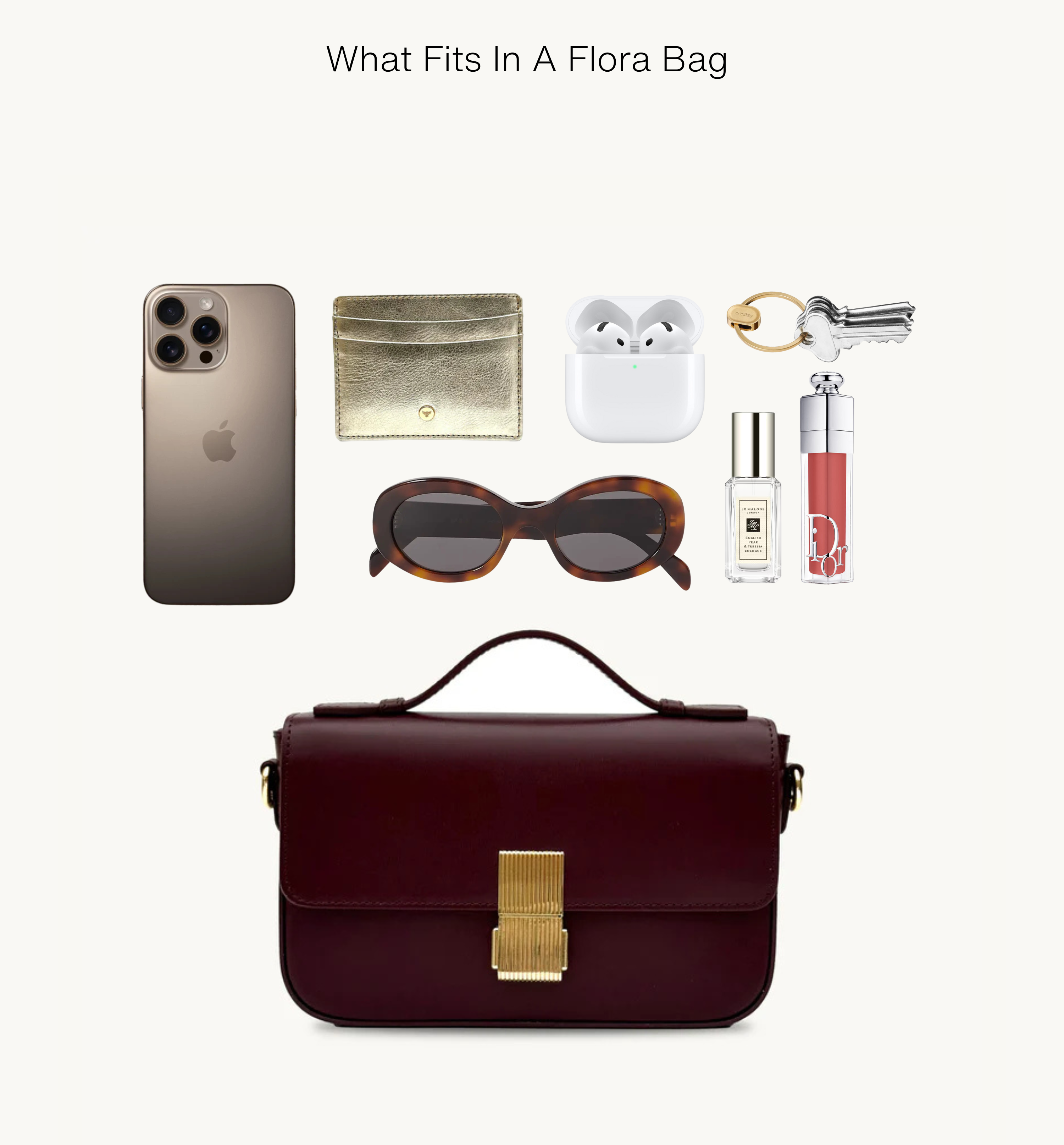 The Flora Chocolate Leather Bag