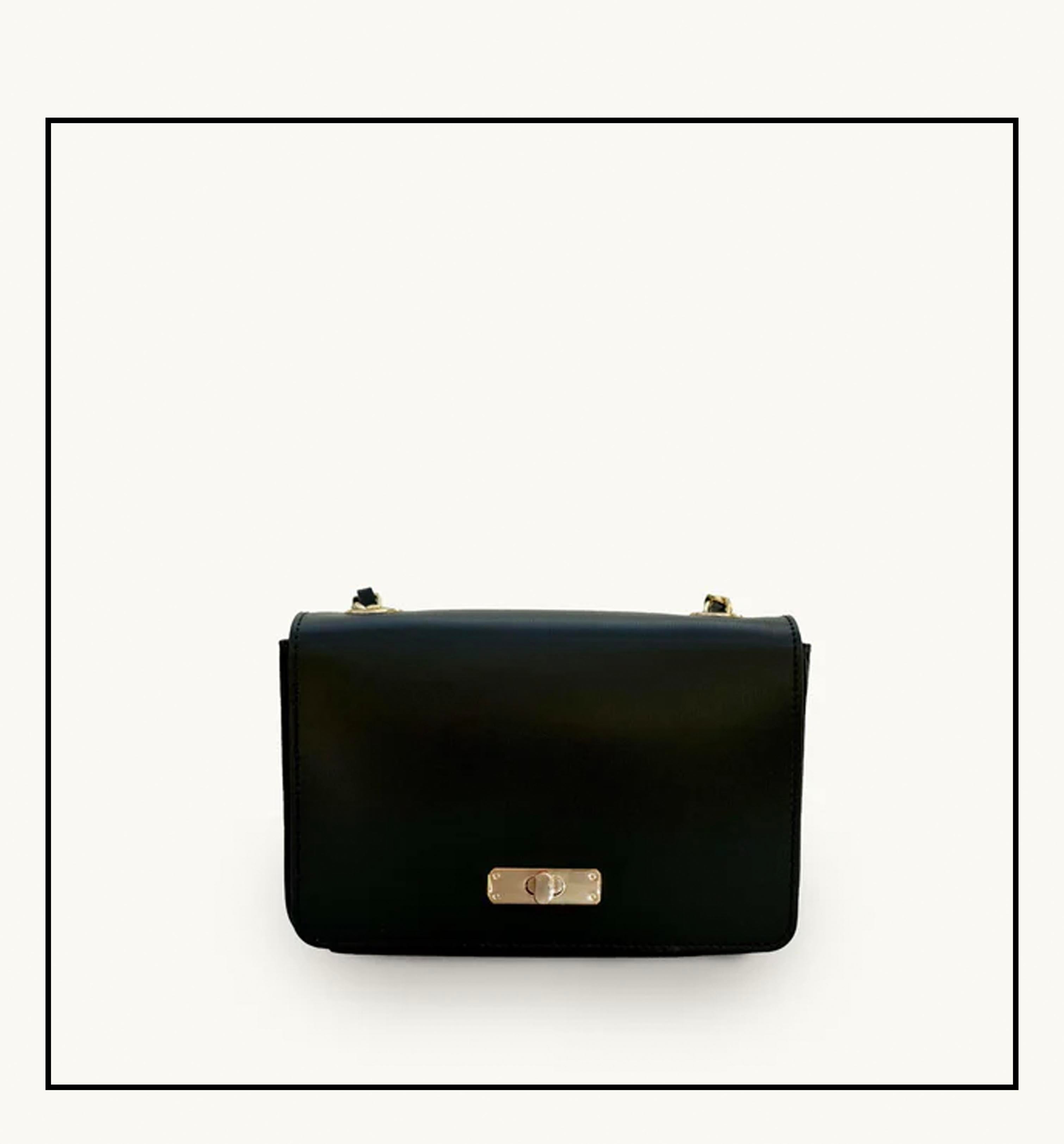 The Grace Black Leather Bag