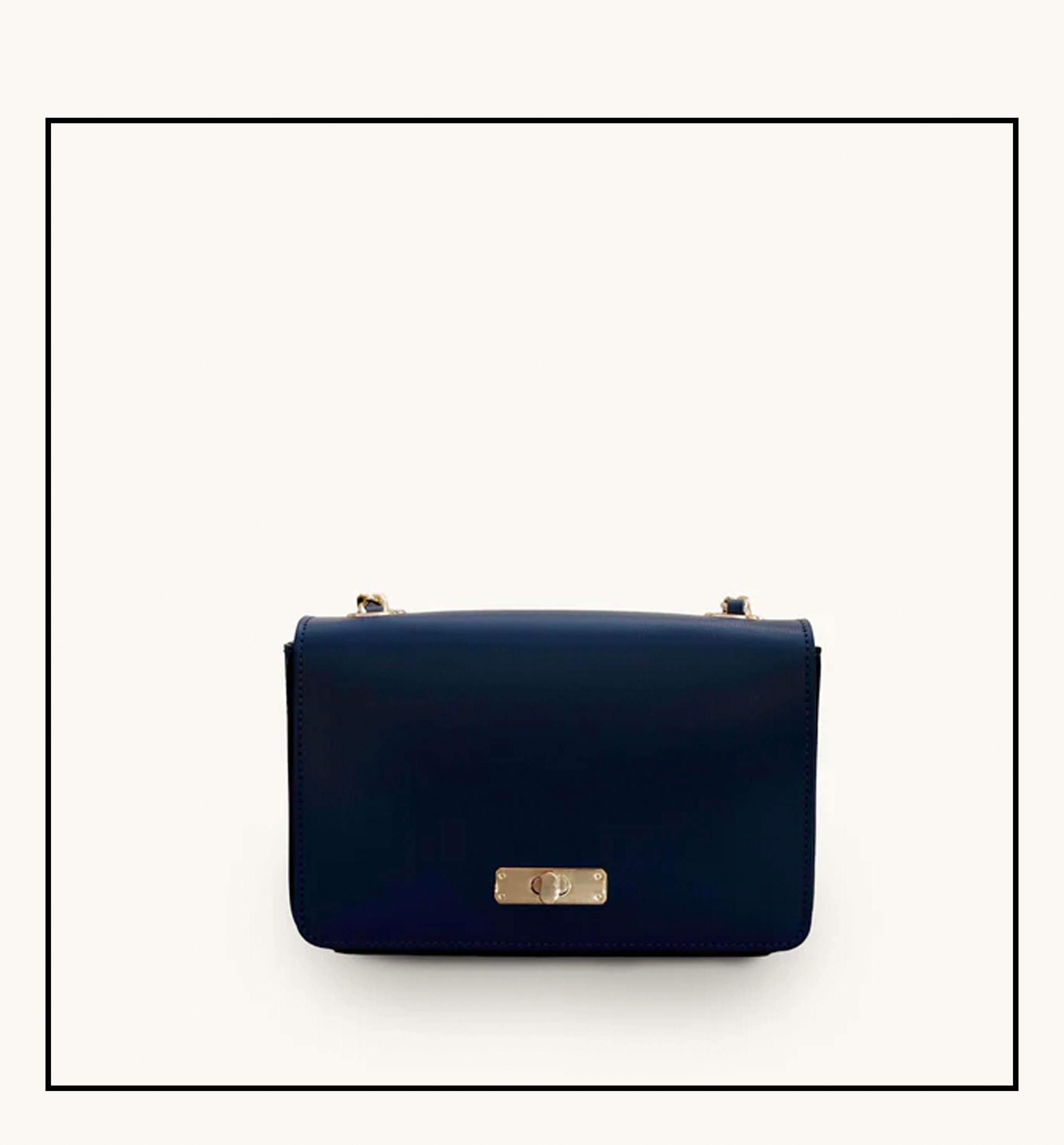 The Grace Navy Leather Bag