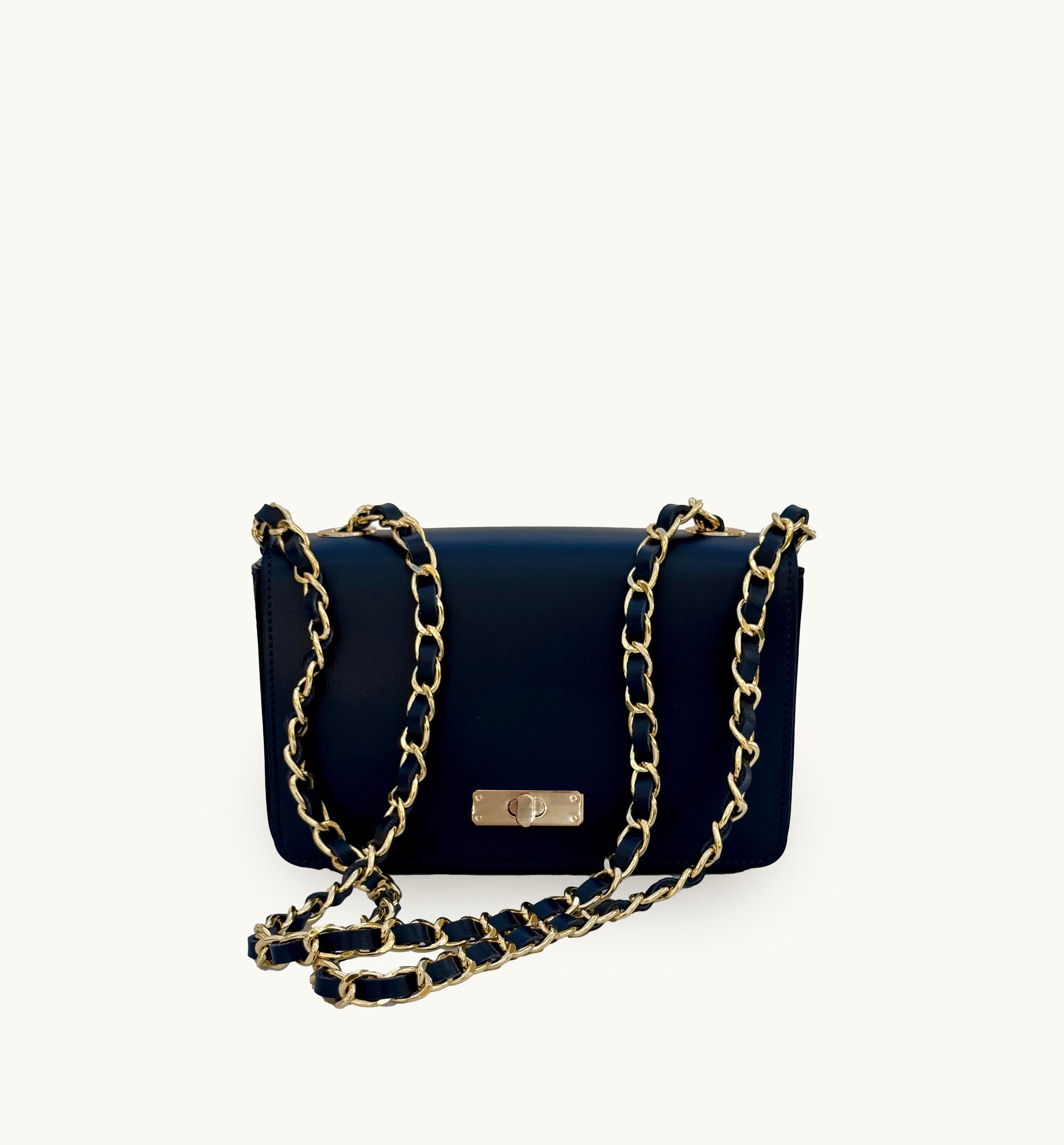 The Grace Navy Leather Bag
