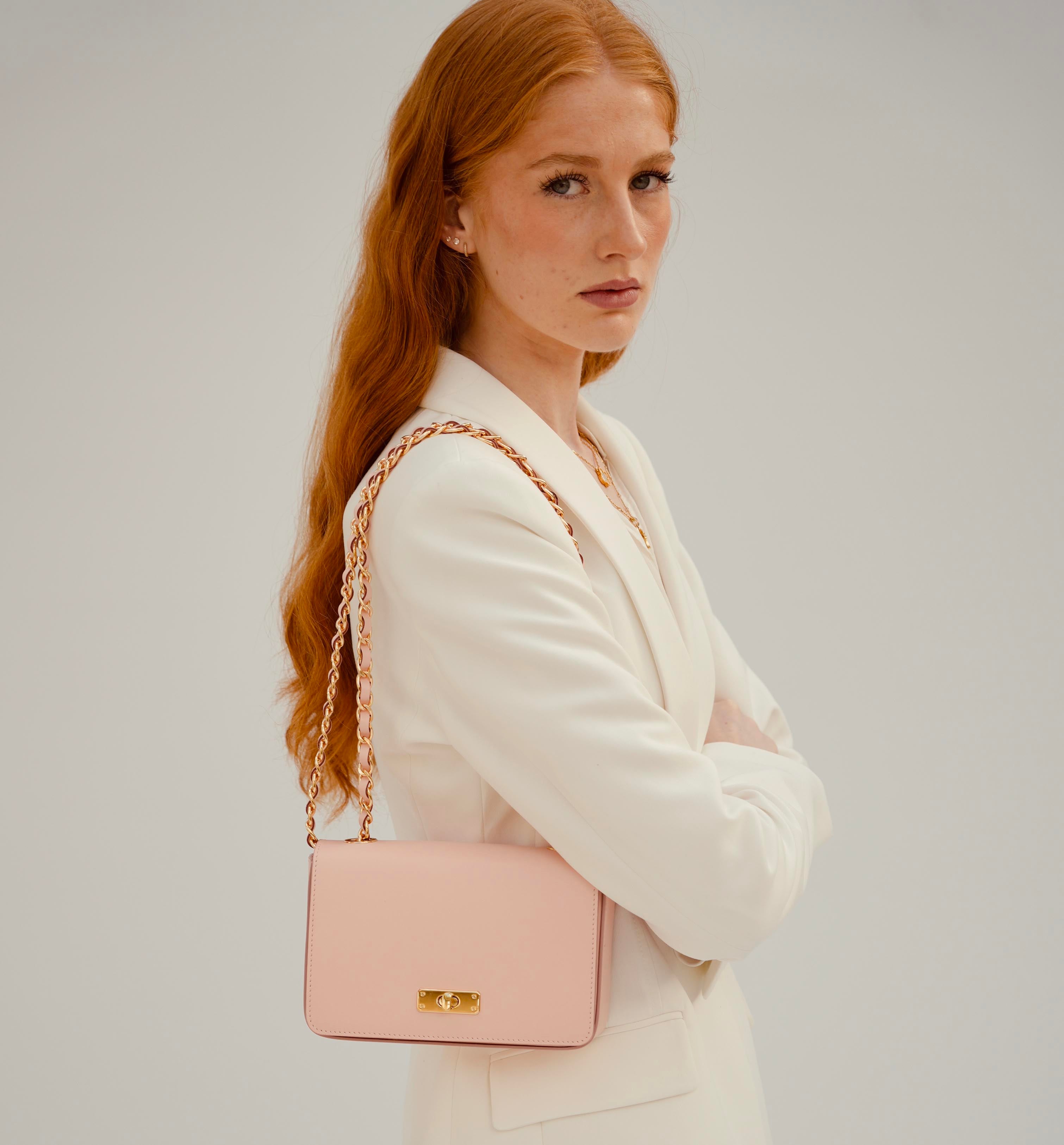 The Grace Pink Leather Bag