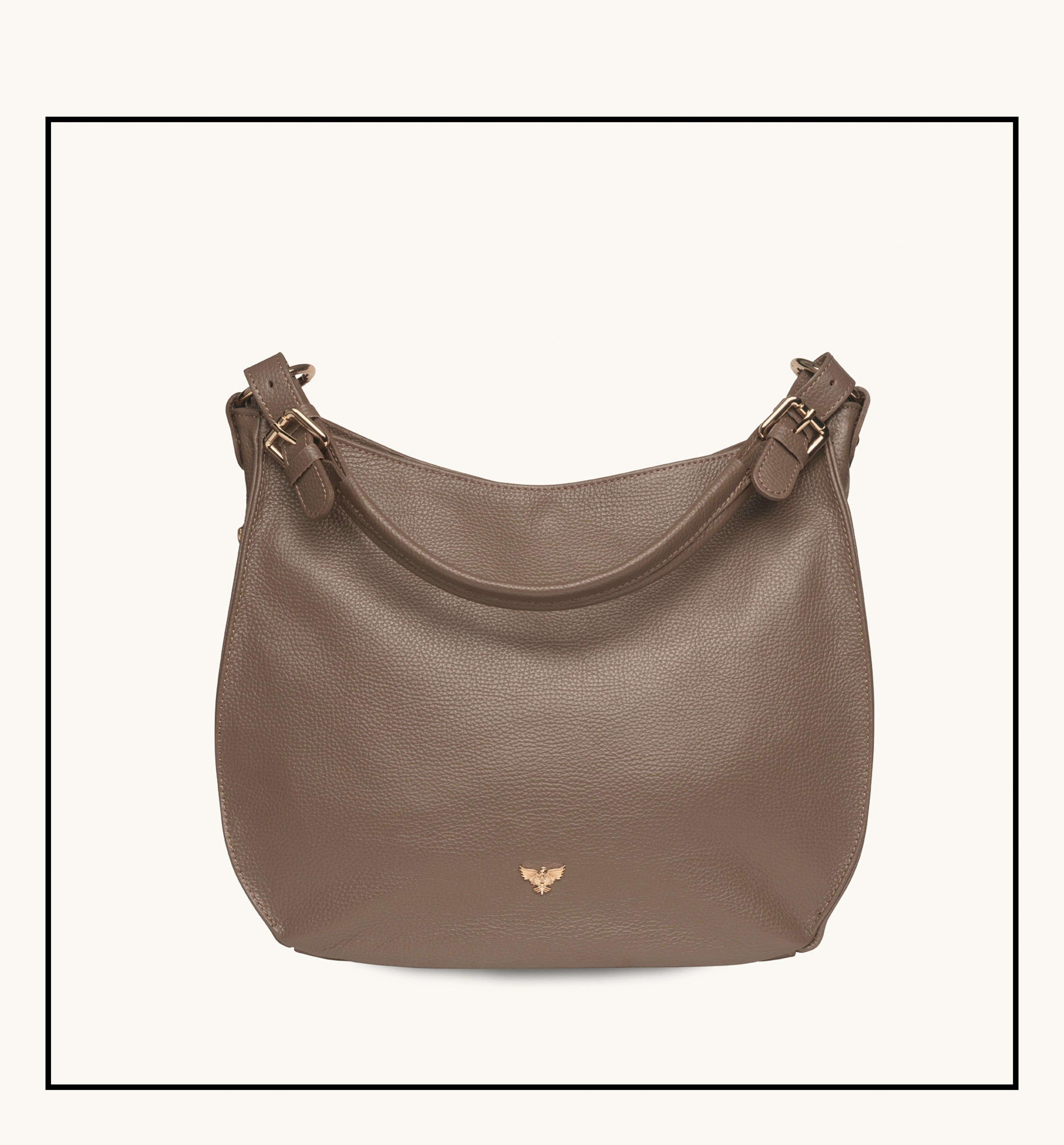 The Harriet Mink Leather Bag