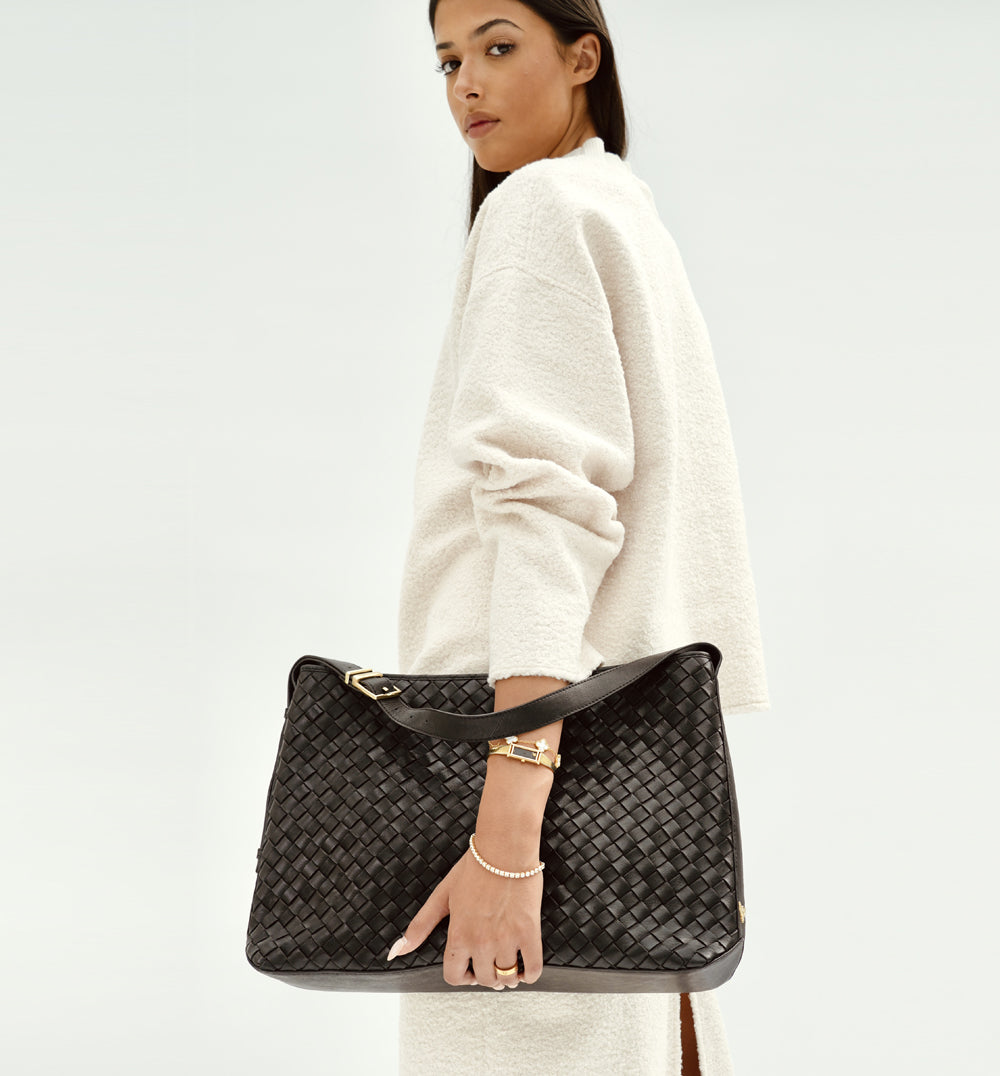 The Holly Black Leather Bag