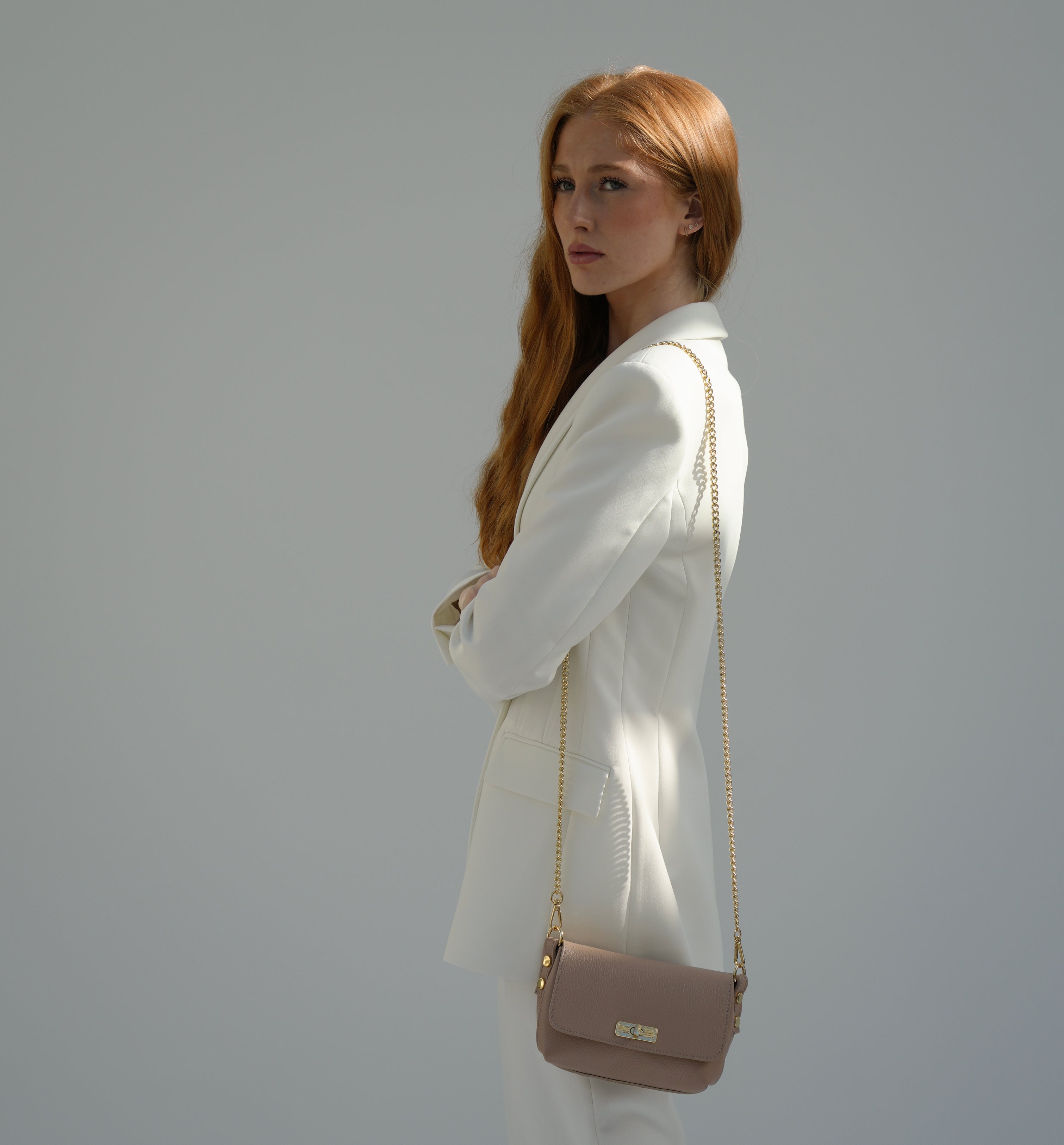 The Maisie Blush Leather Bag