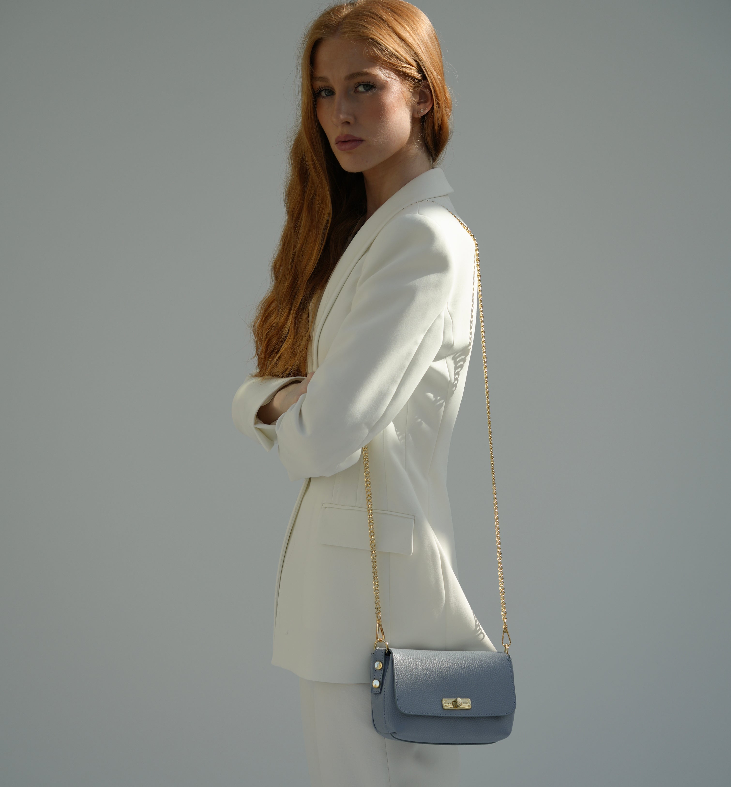 The Maisie Sky Leather Bag