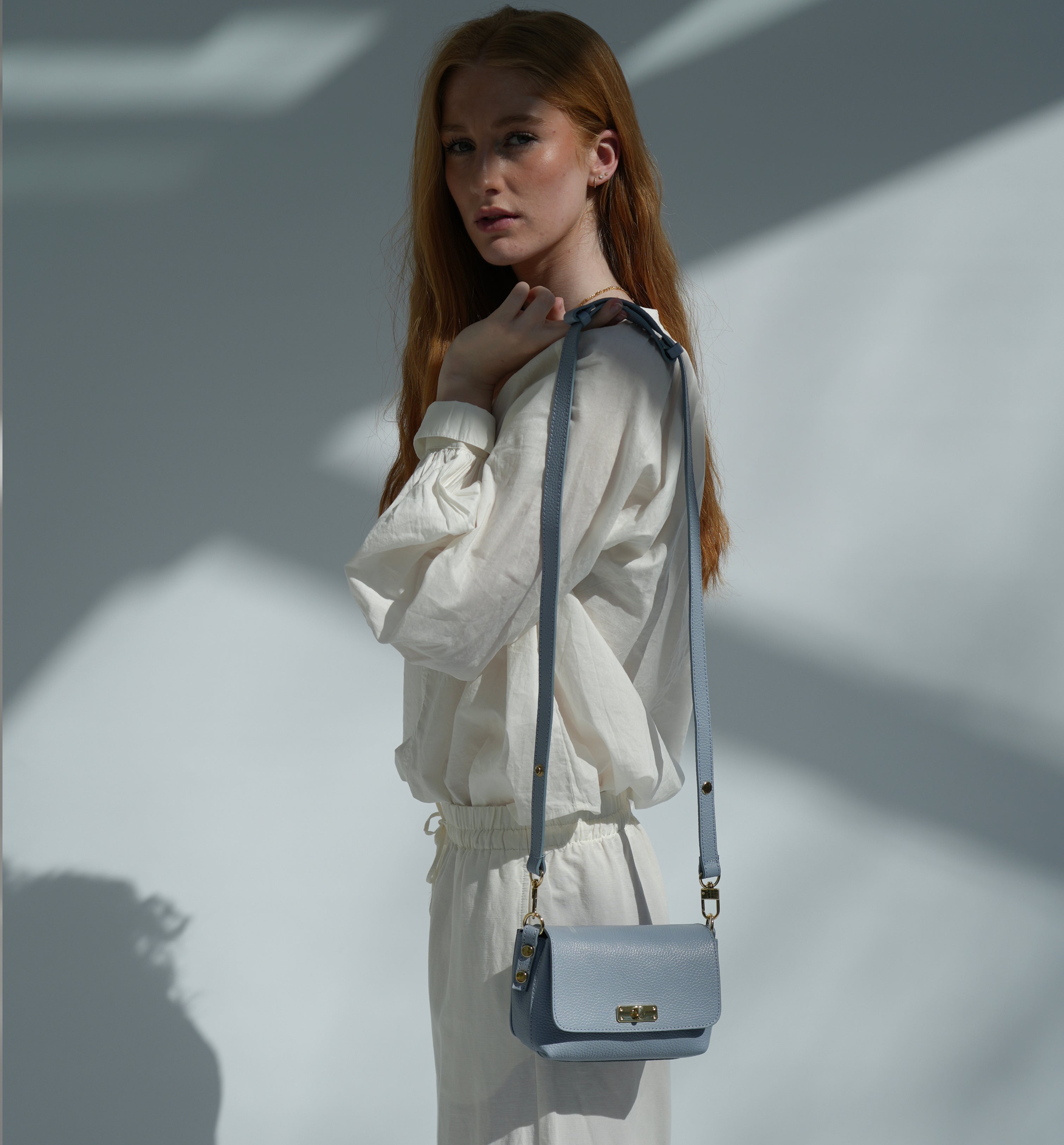 The Maisie Sky Leather Bag
