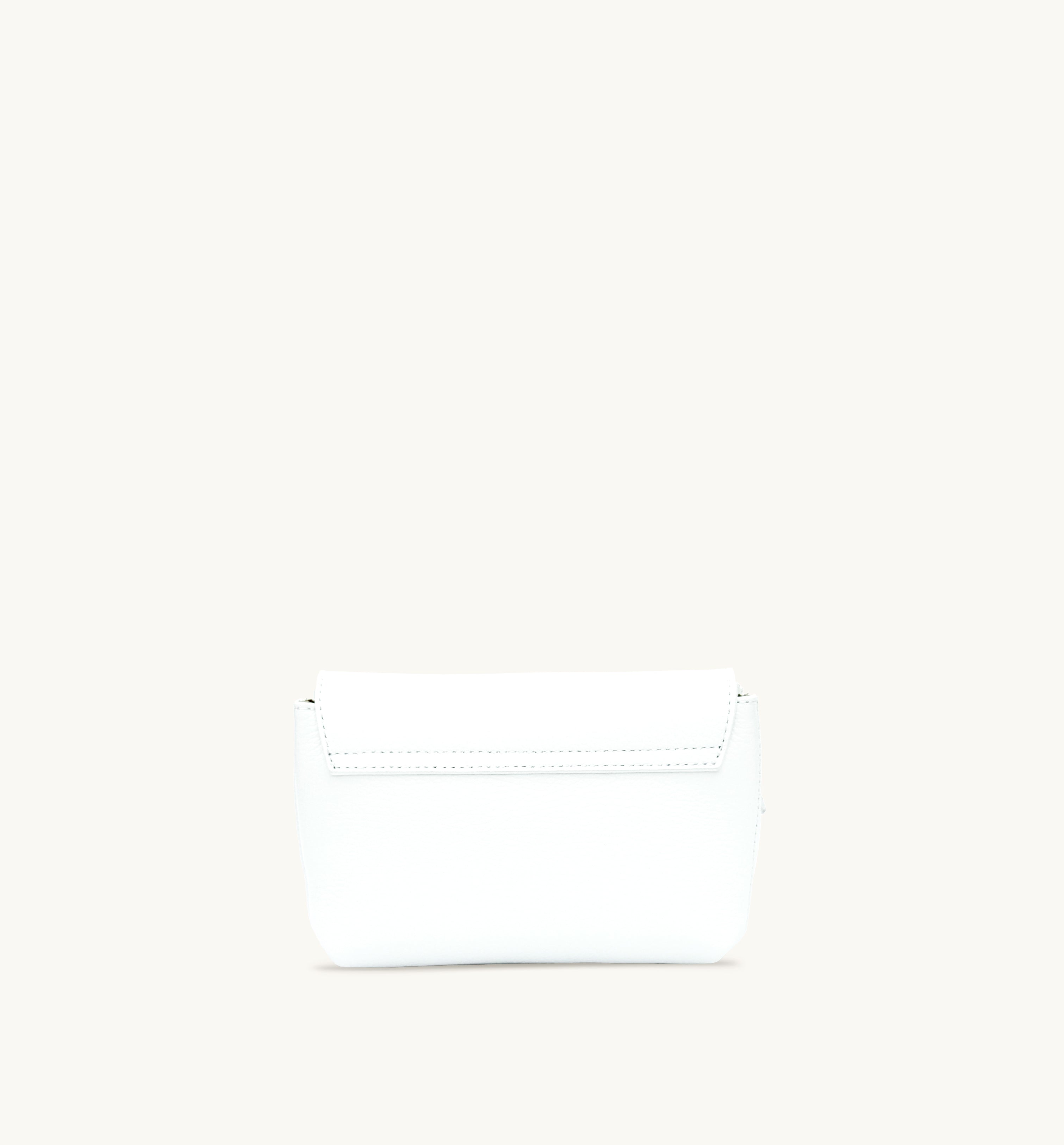 The Maisie White Leather Bag
