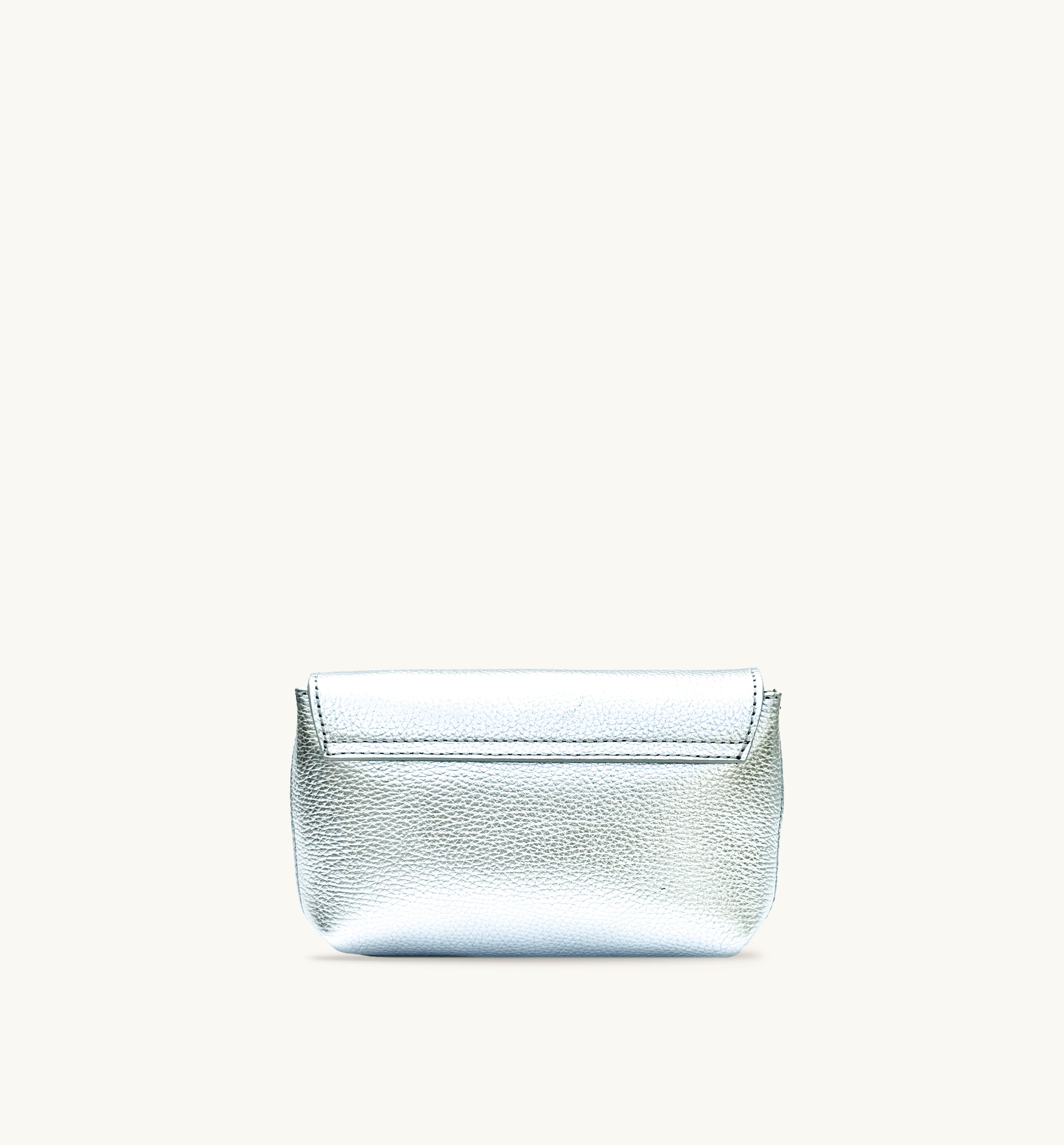 The Maisie Silver Leather Bag