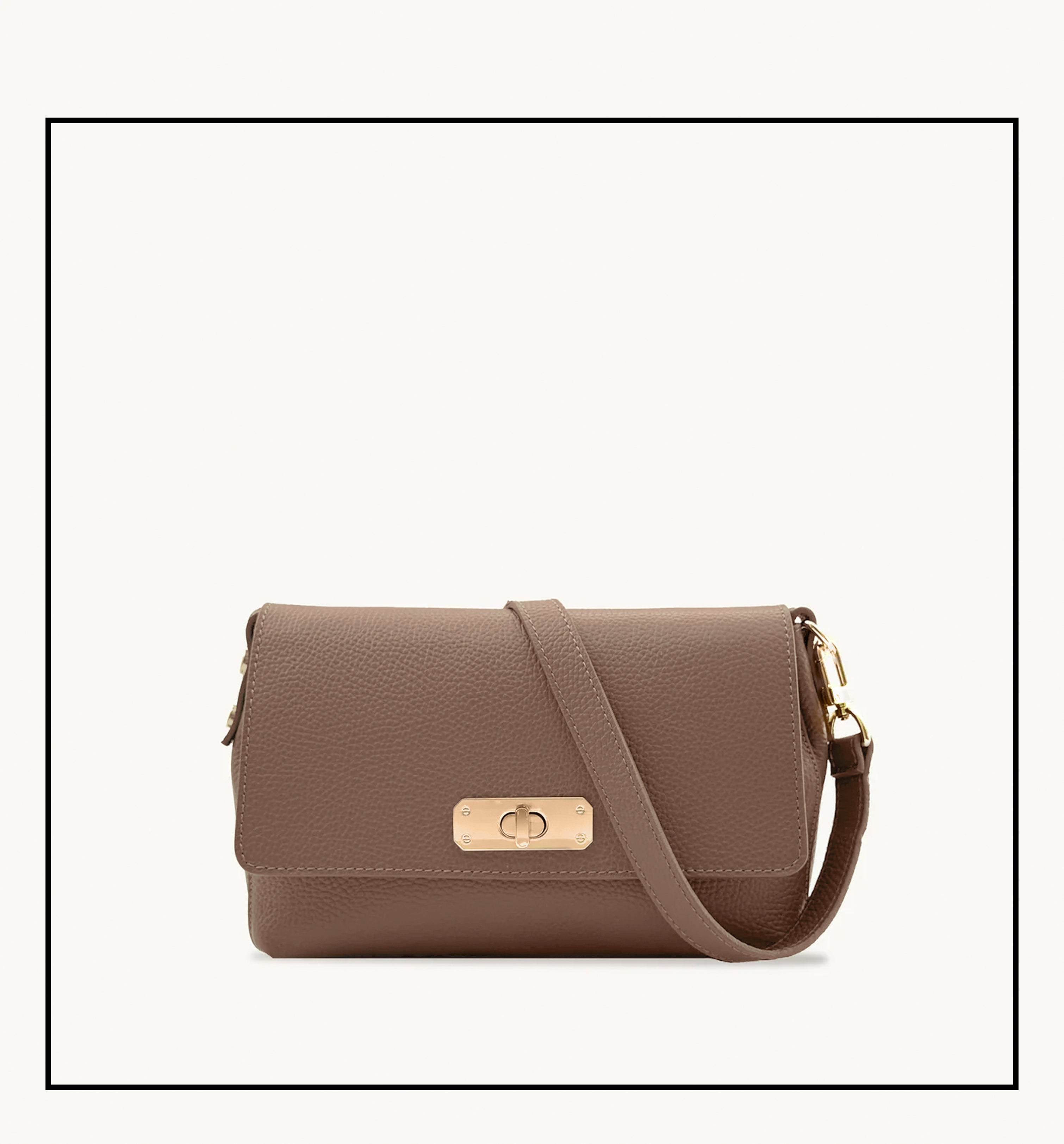 The Maisie Midi Mink Leather Bag