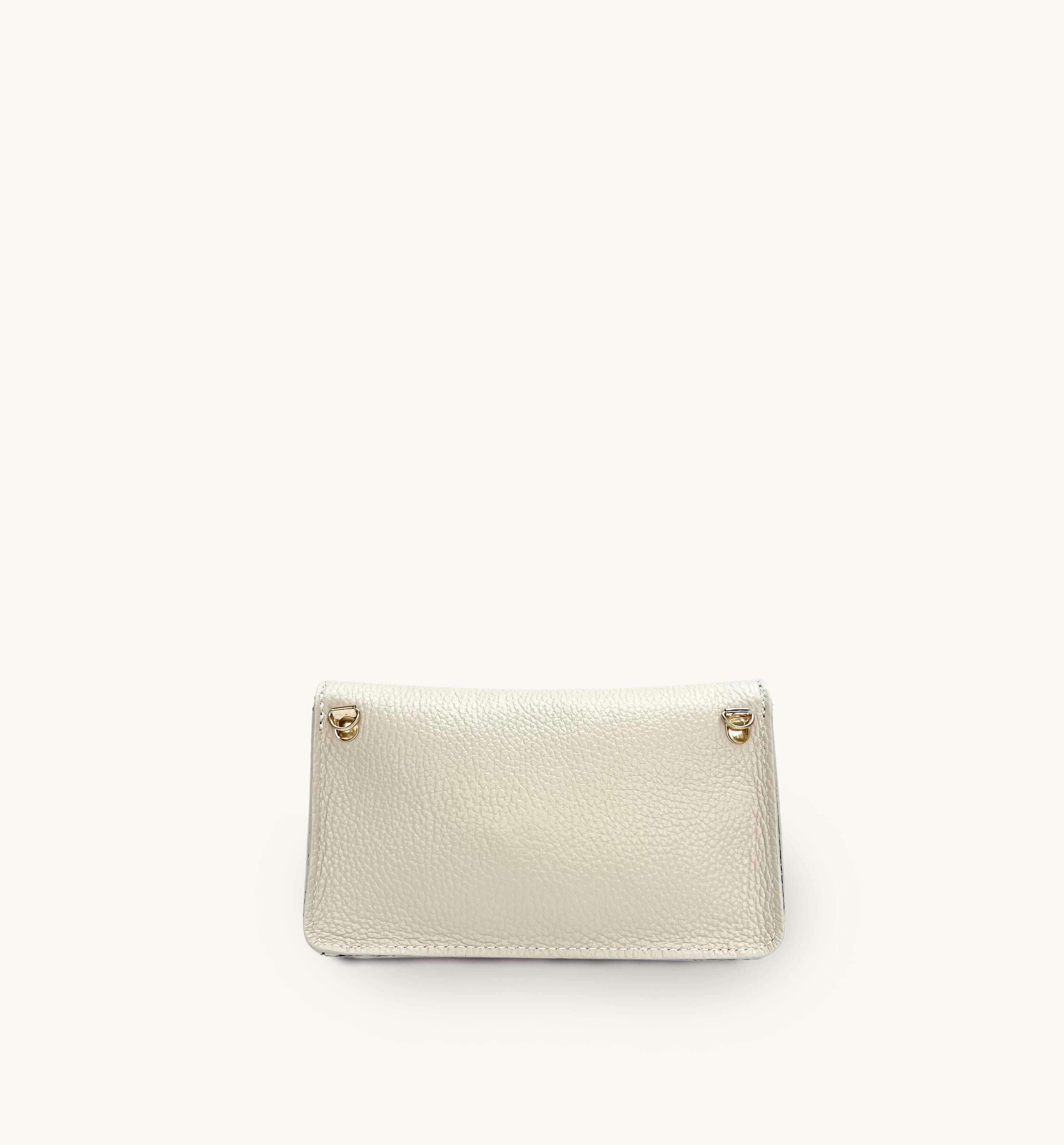 The Mila Stone Leather Phone Bag