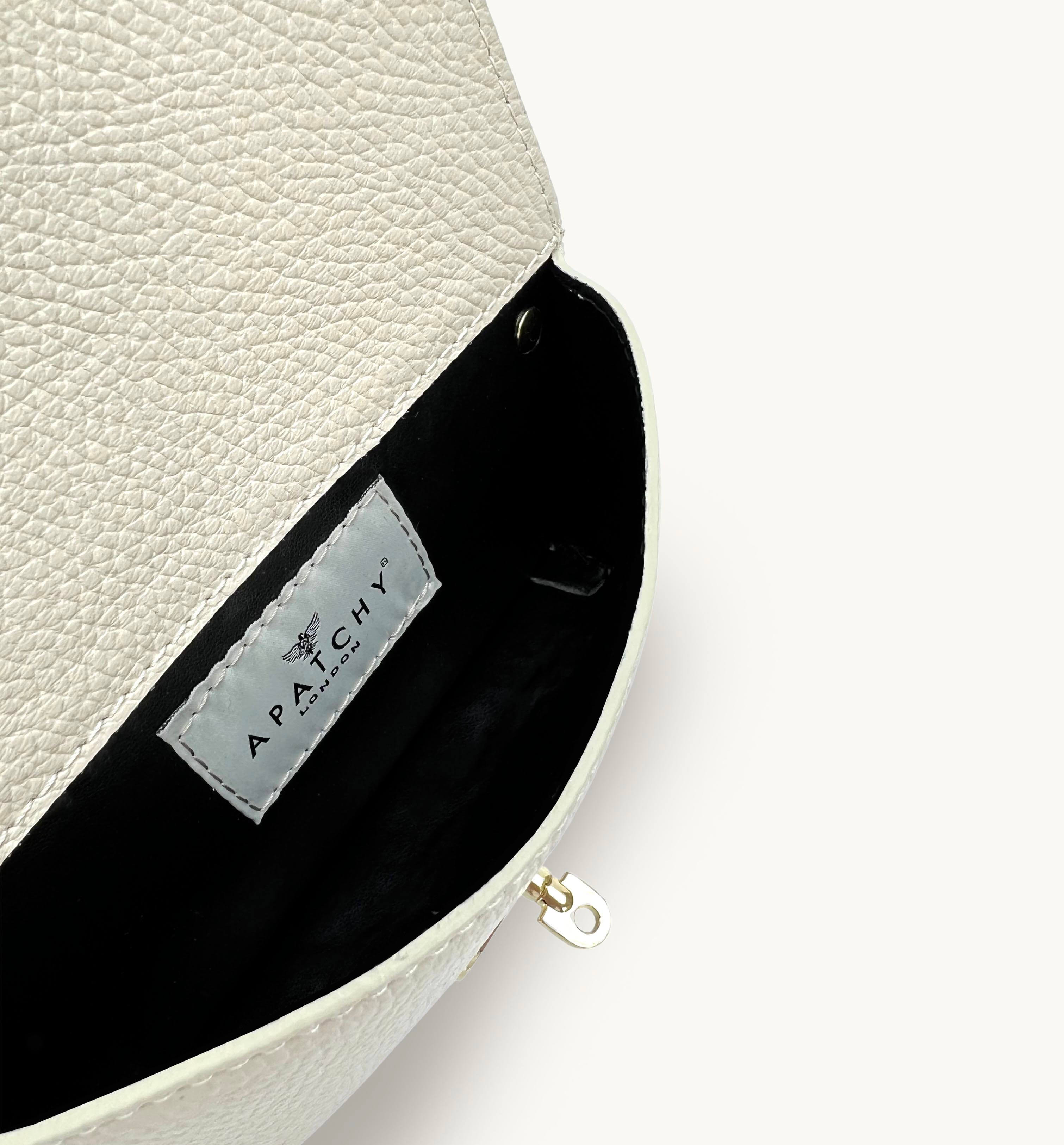 The Mila Stone Leather Phone Bag