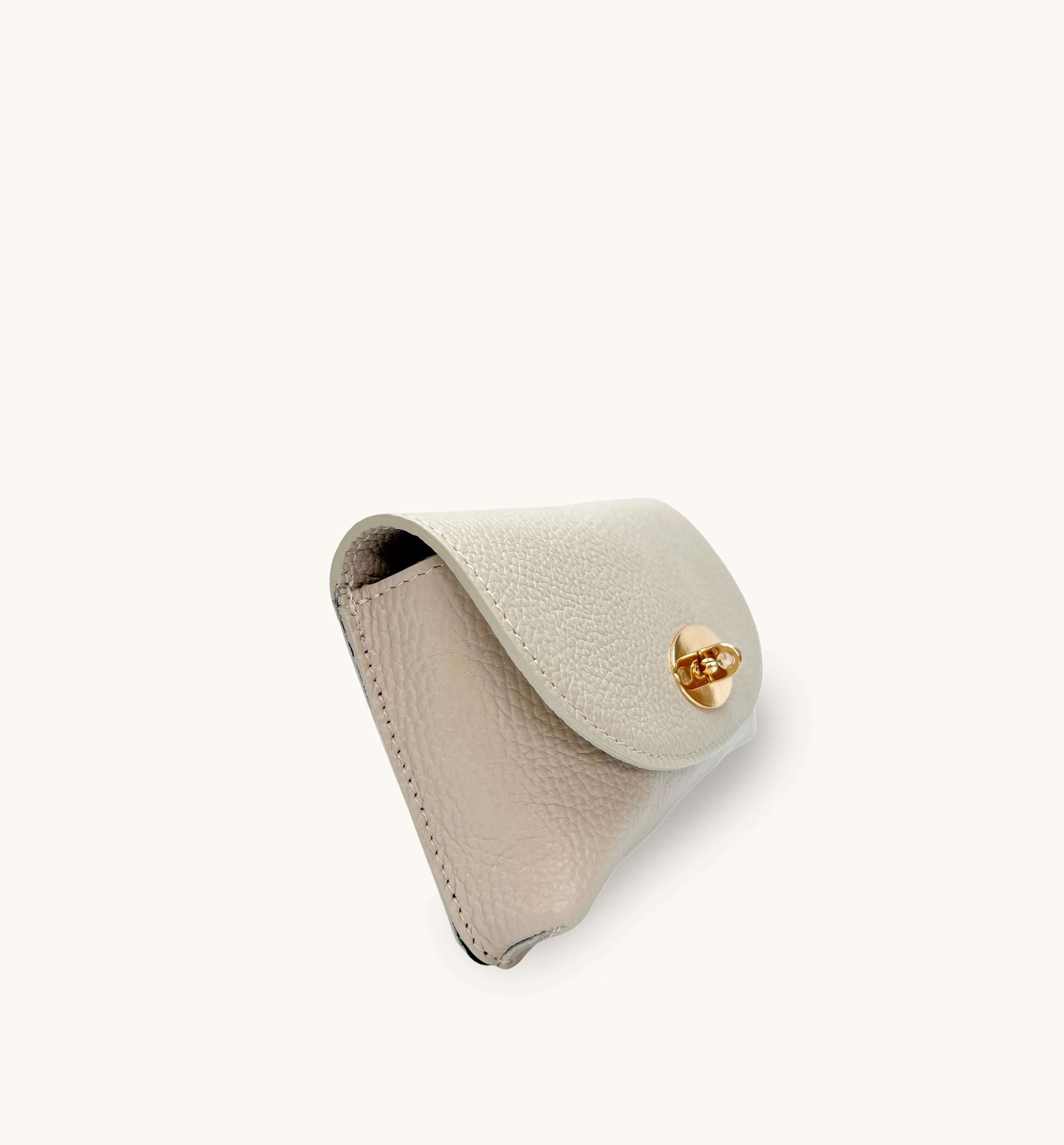 The Mila Stone Leather Phone Bag