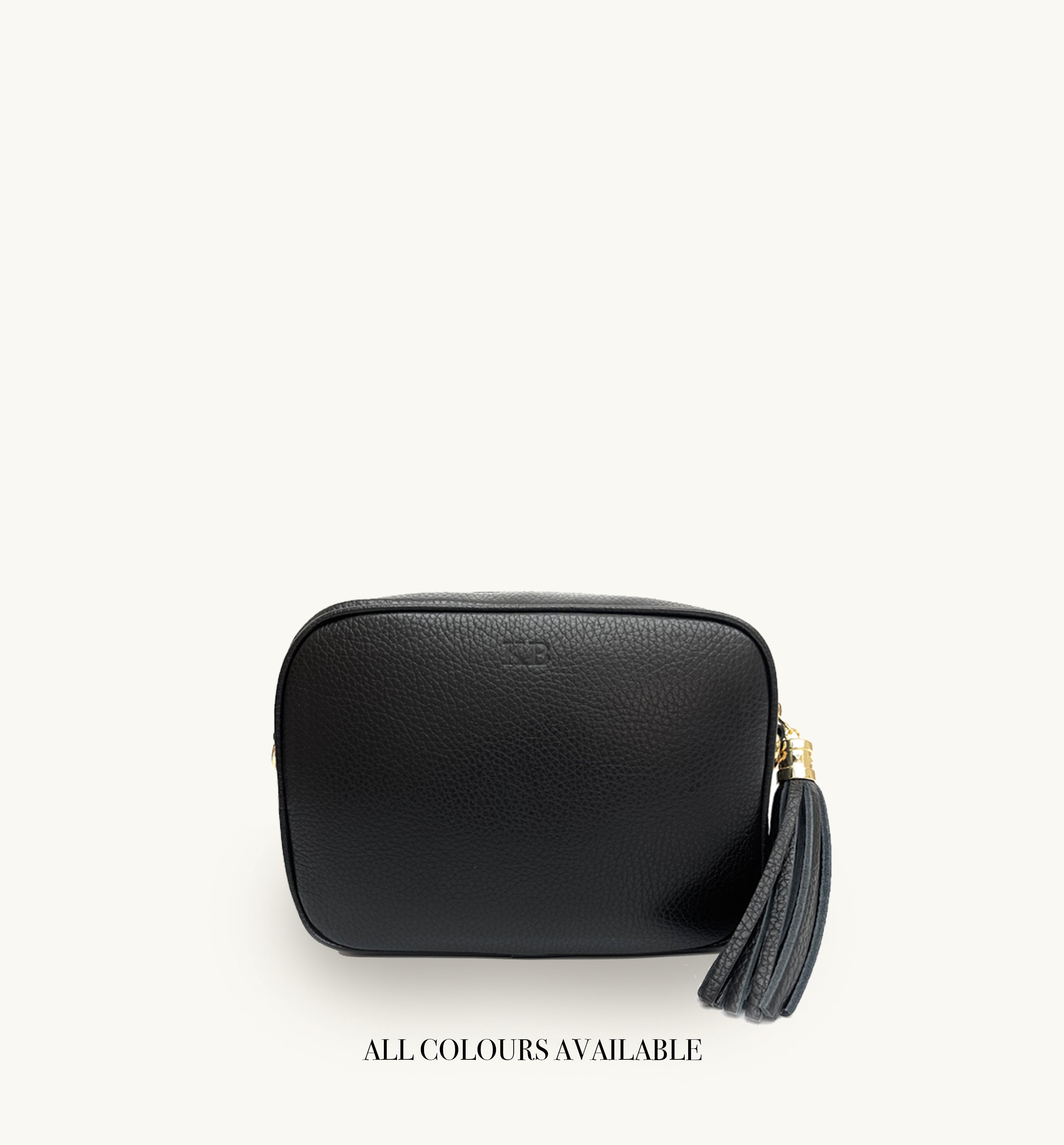 Personalised Leather Crossbody Tassel Bag All Bags