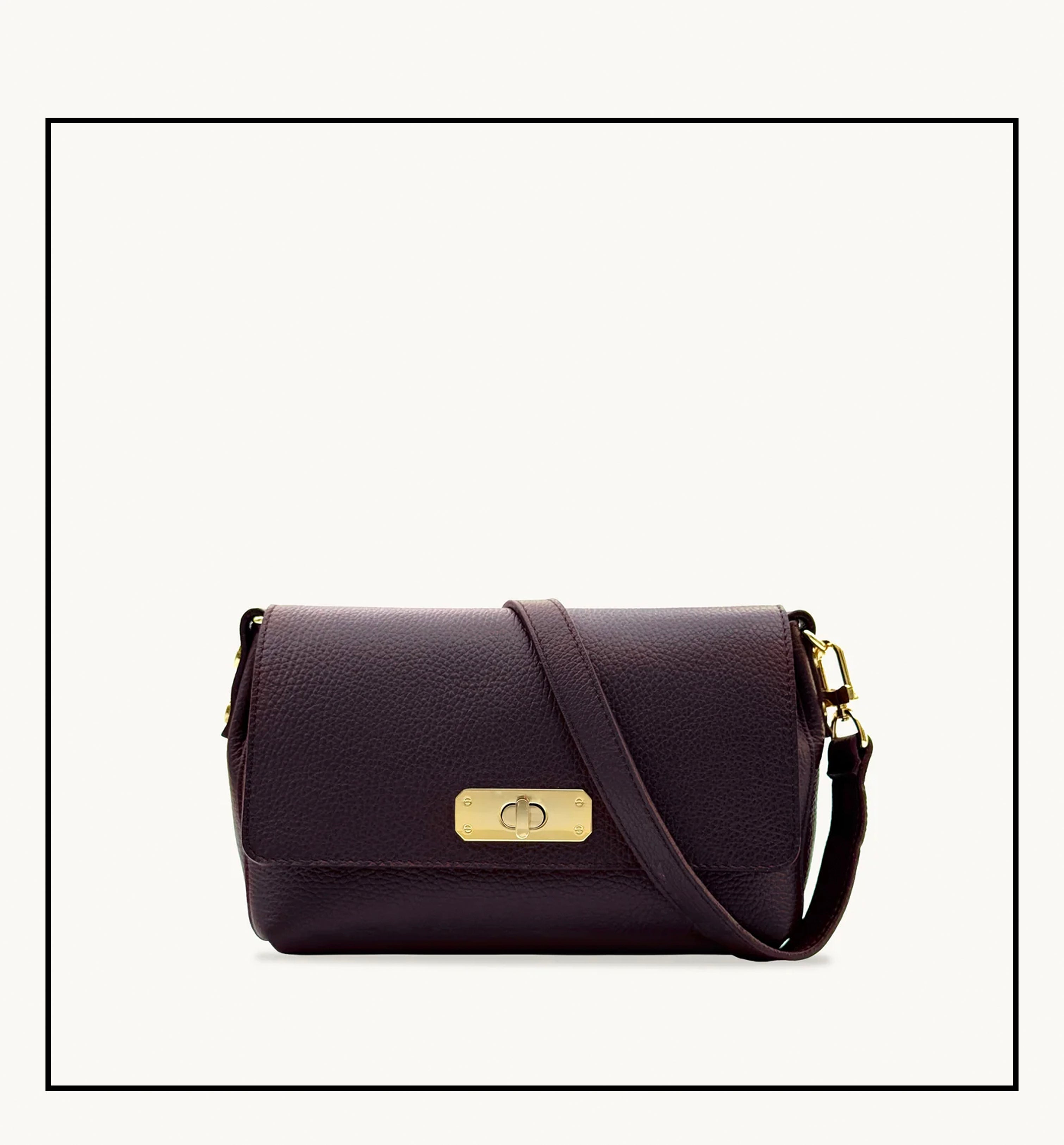The Maisie Midi Port Leather Bag