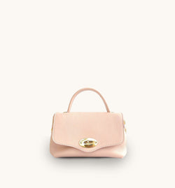 The Rachel Pale Pink Leather Bag