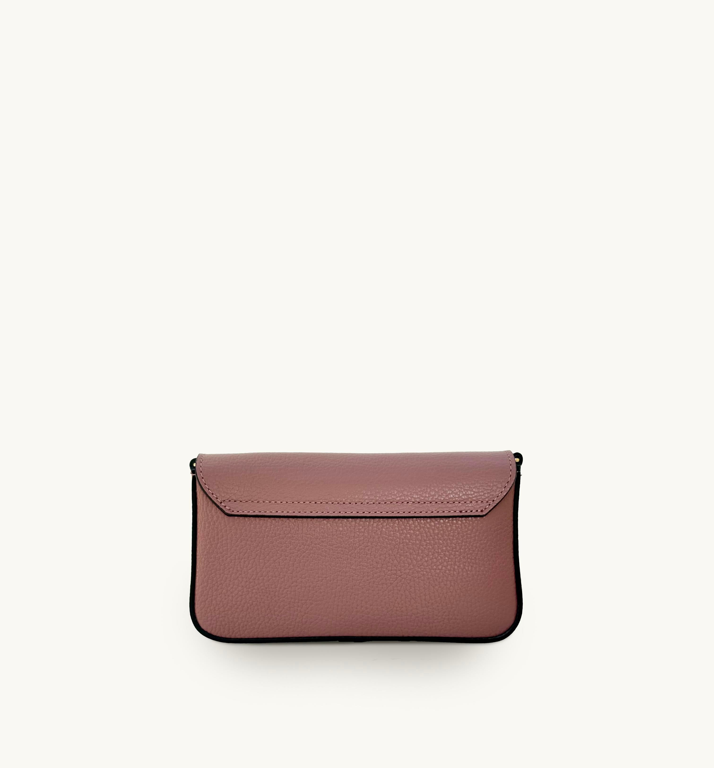 The Munro Antique Rose Leather Shoulder Bag