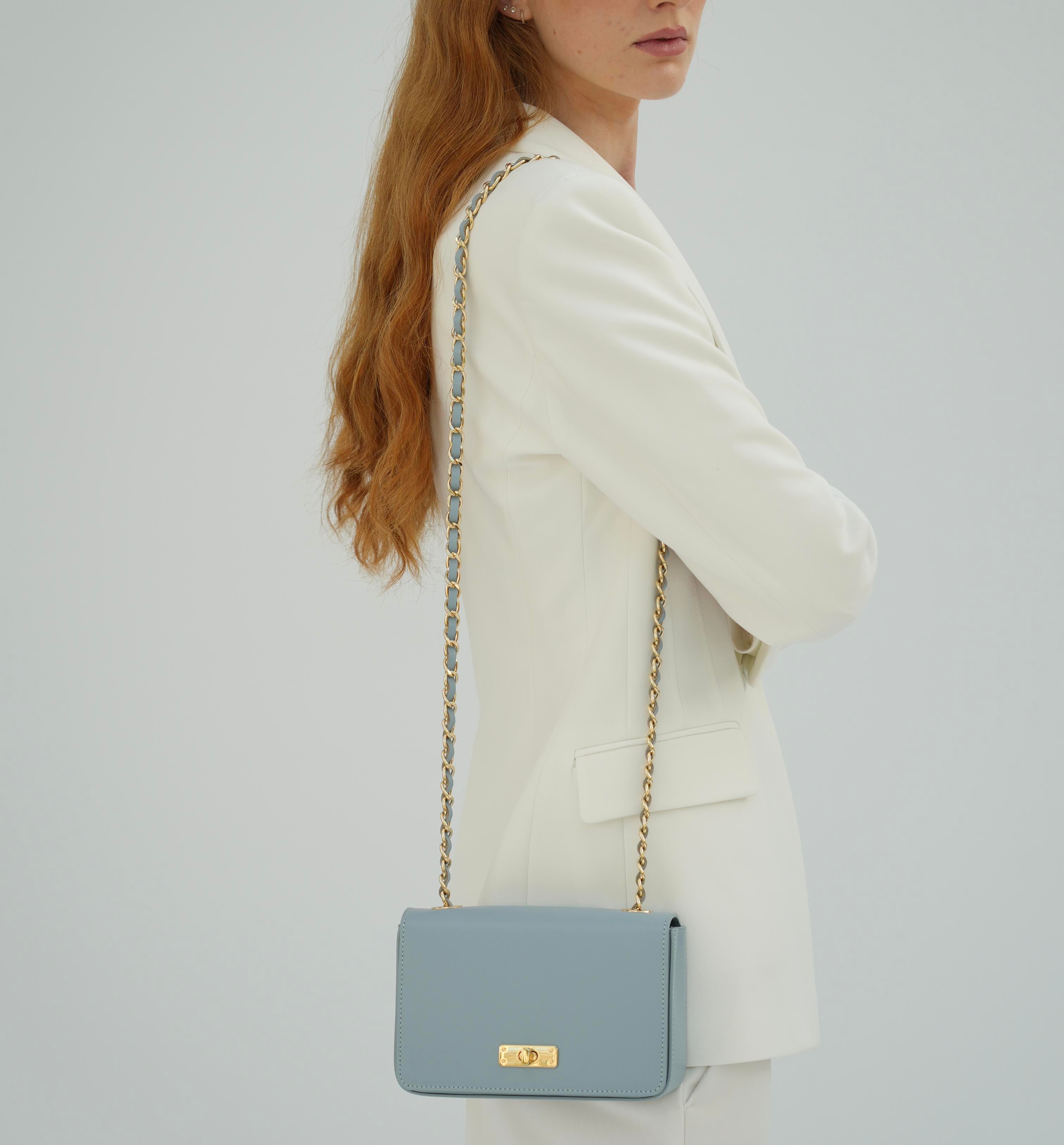 The Grace Sky Leather Bag