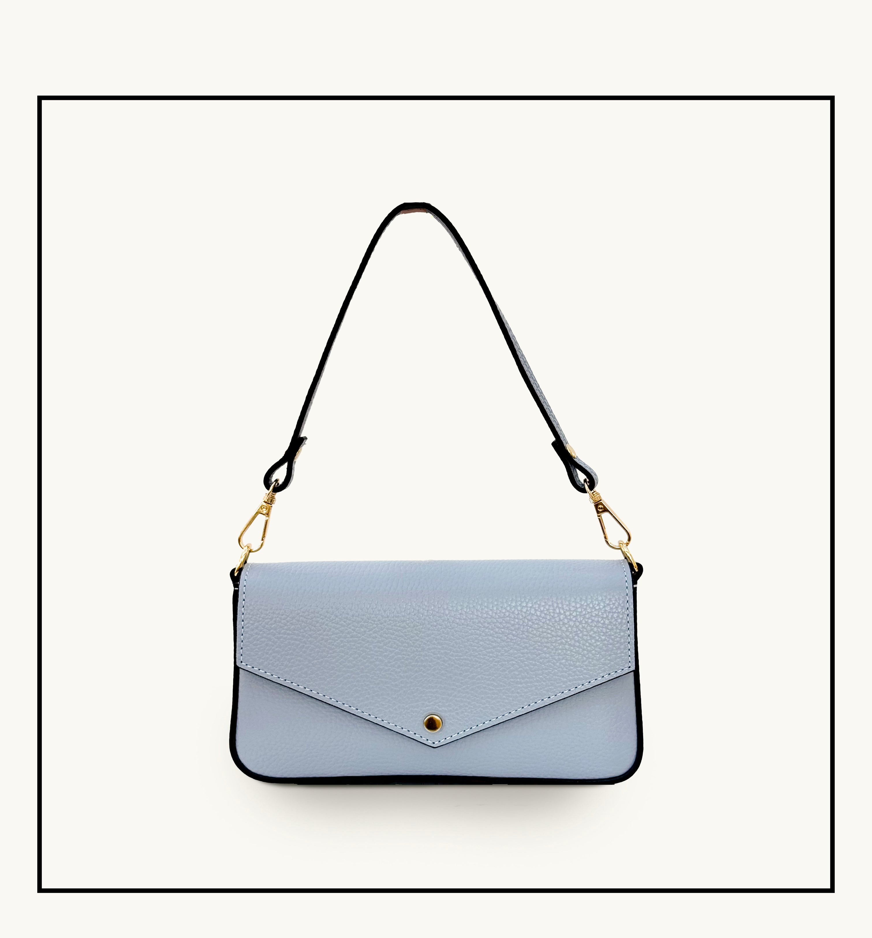 The Munro Sky Leather Shoulder Bag