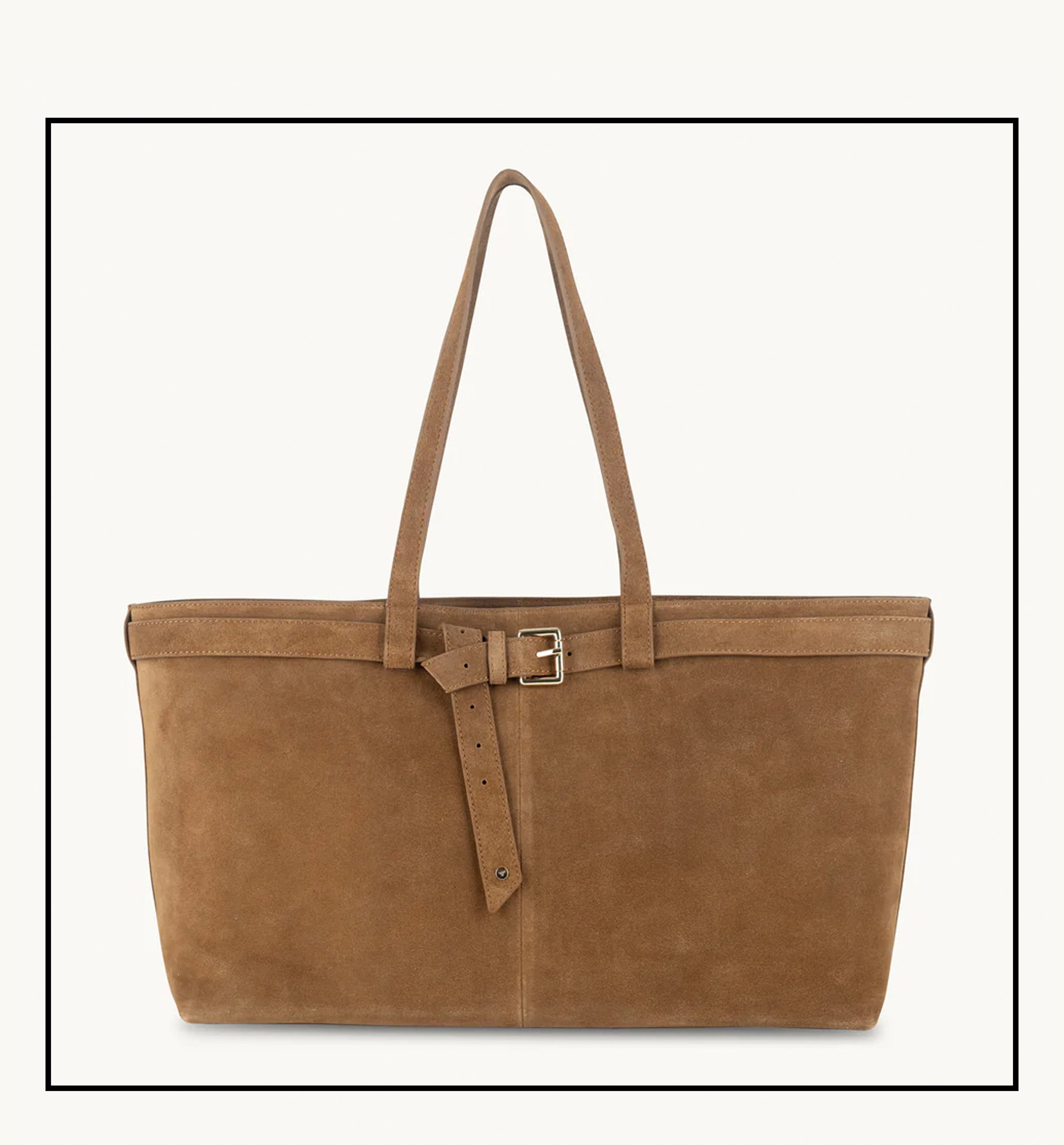 The Esme Tan Suede Bag