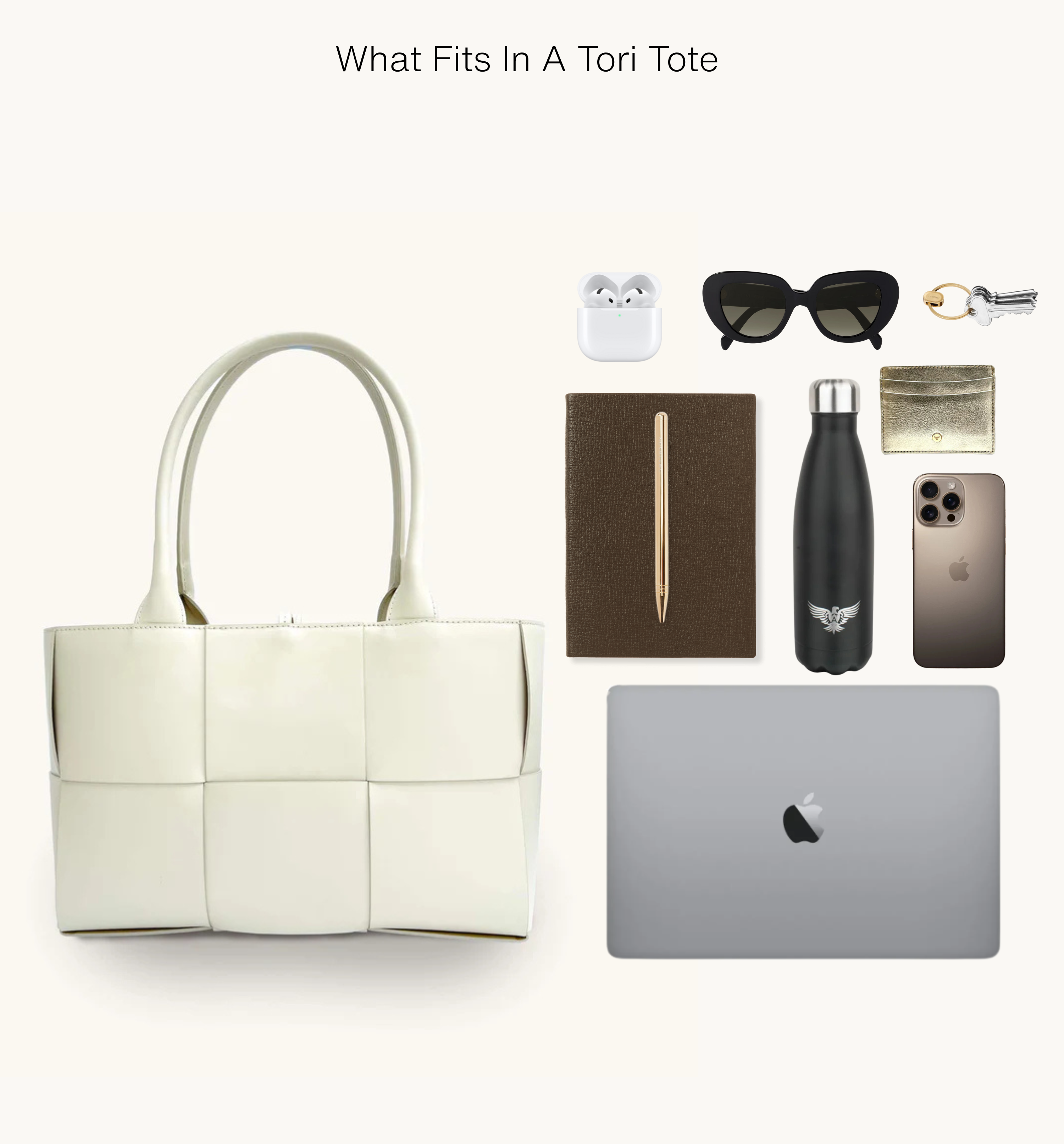 The Tori Stone Leather Tote
