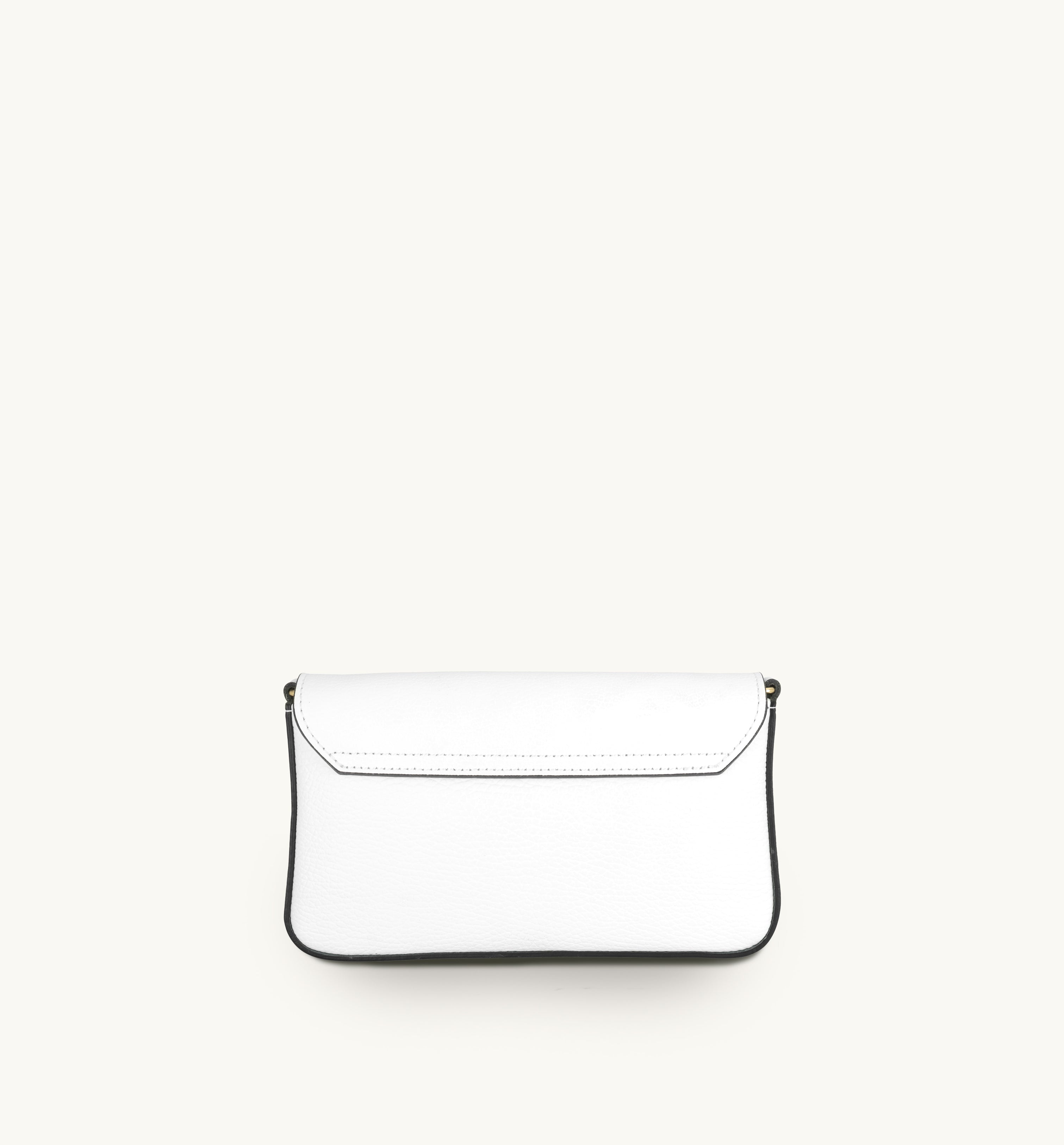 The Munro White Leather Shoulder Bag