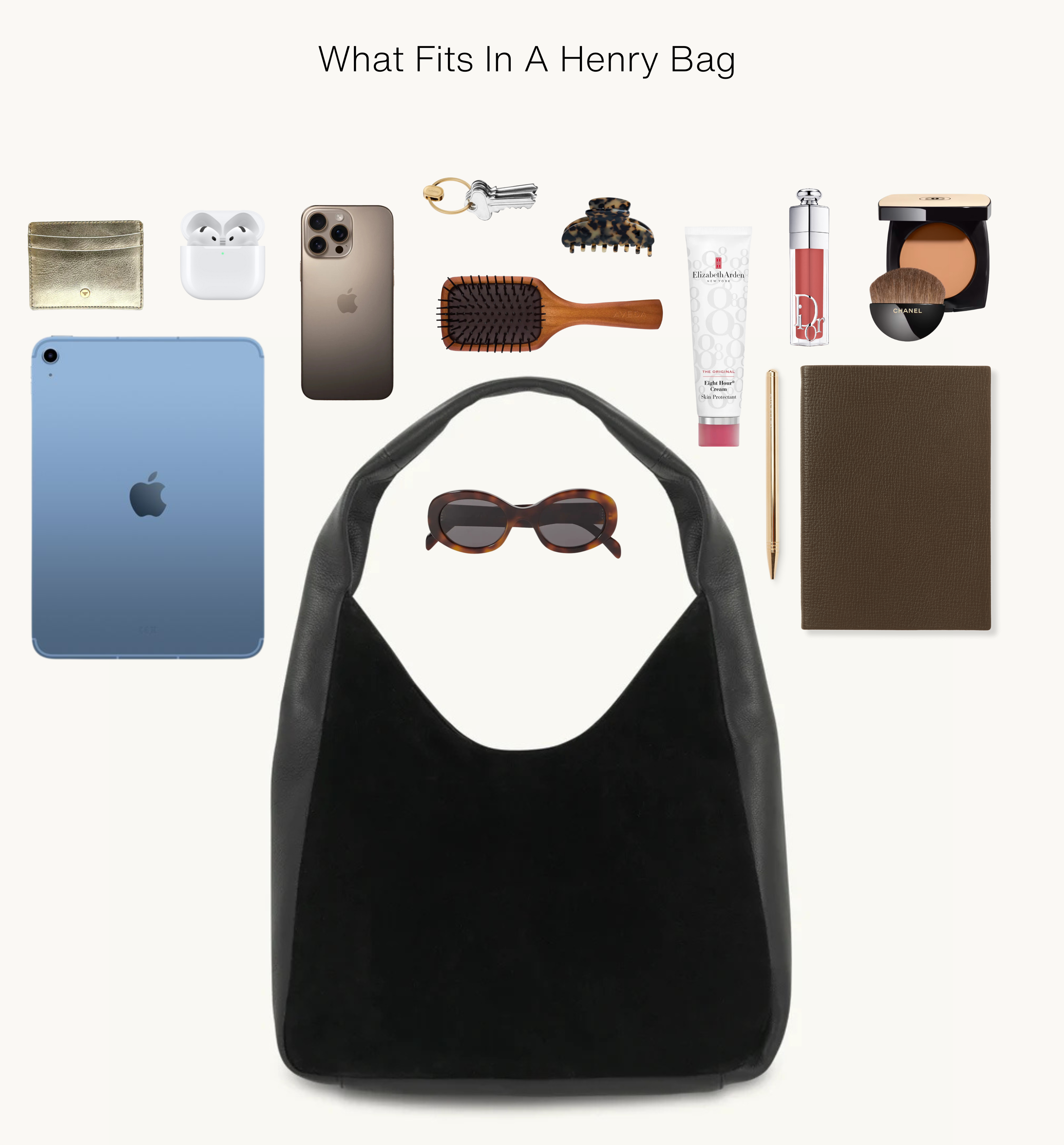 The Henry Stone Leather And Suede Hobo Bag