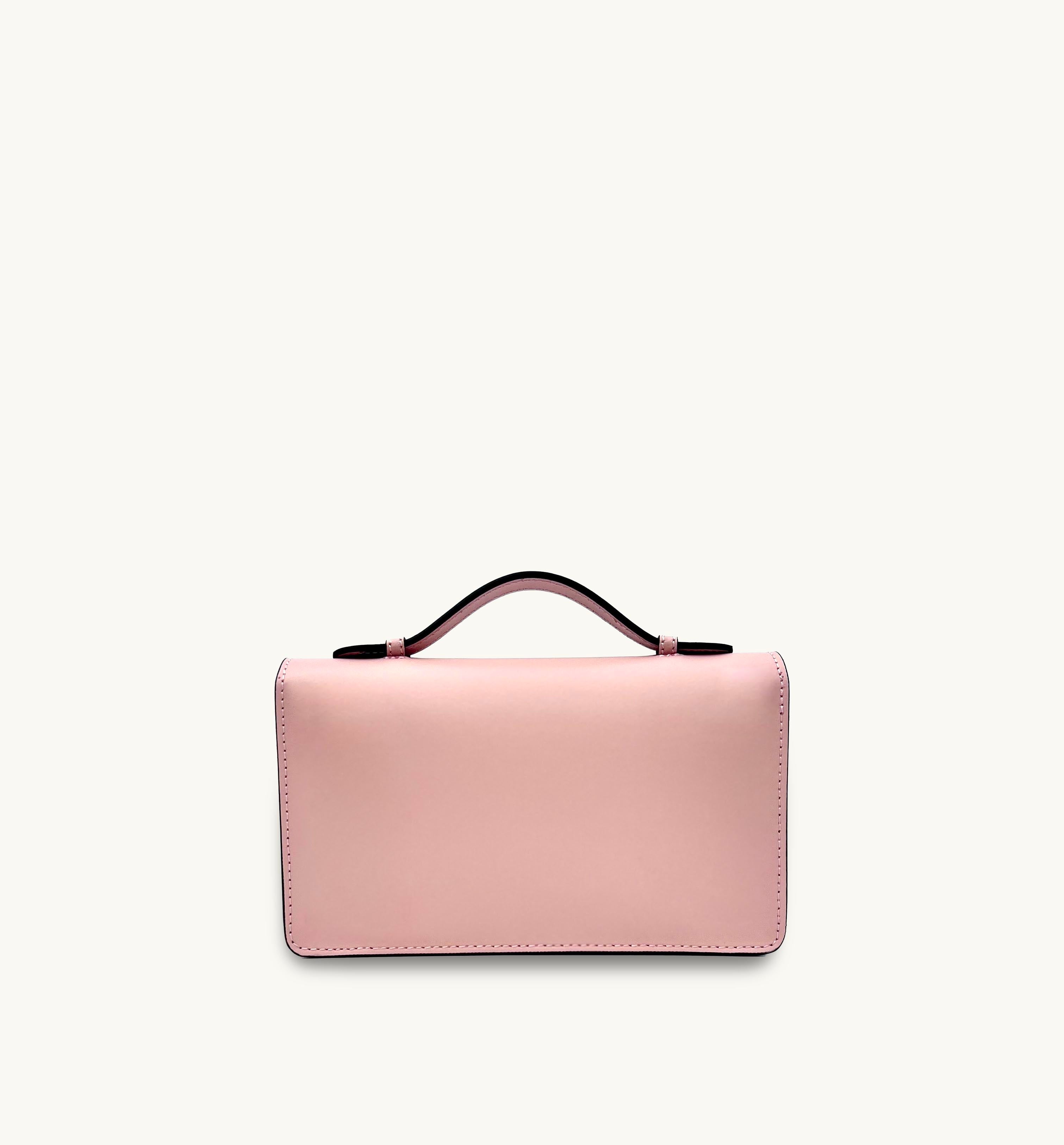 The Amelia Baby Pink Leather Bag
