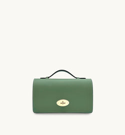 The Amelia Sage Green Leather Bag