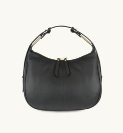 The Charlie Black Leather Bag