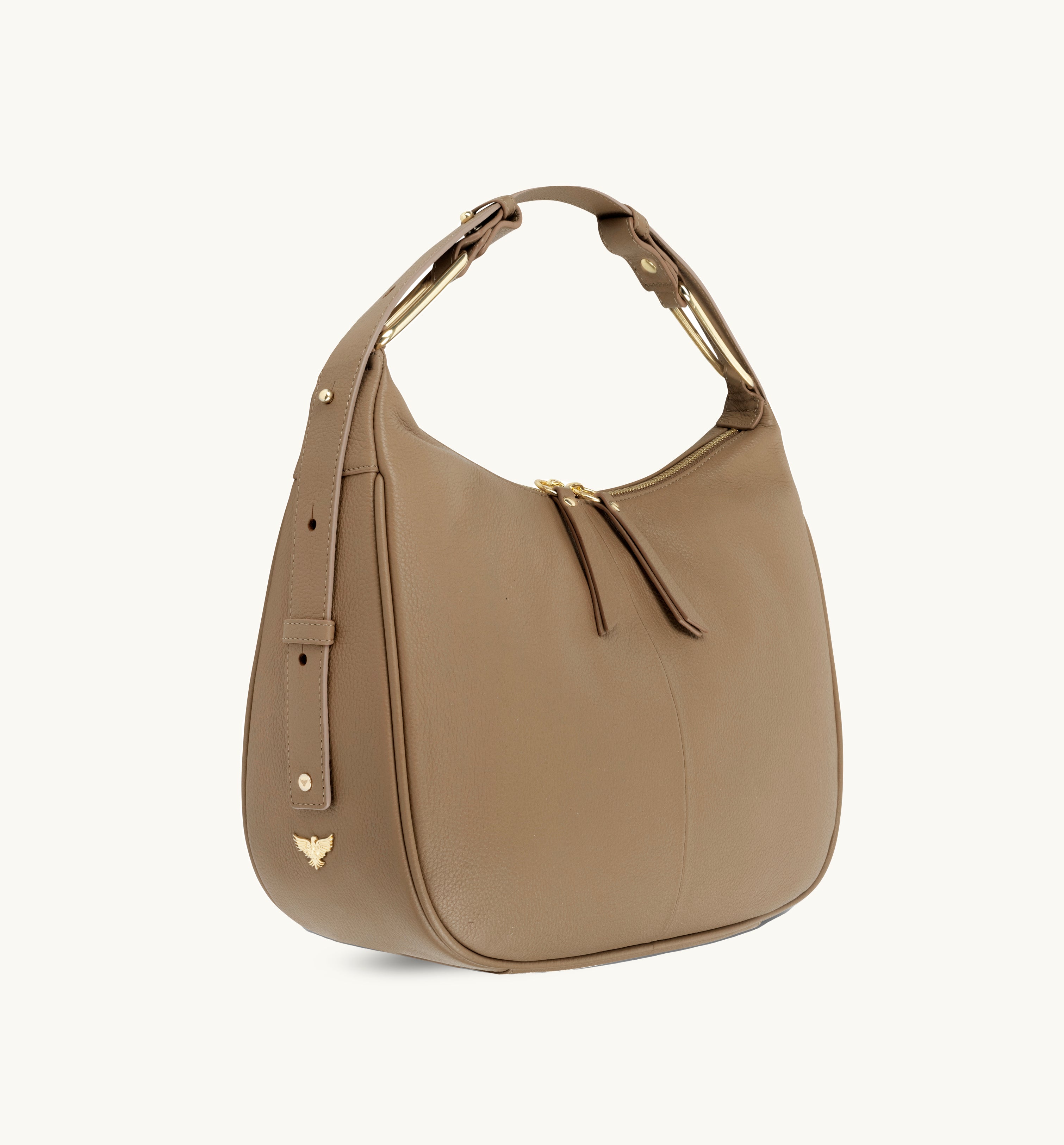 The Charlie Camel Leather Bag