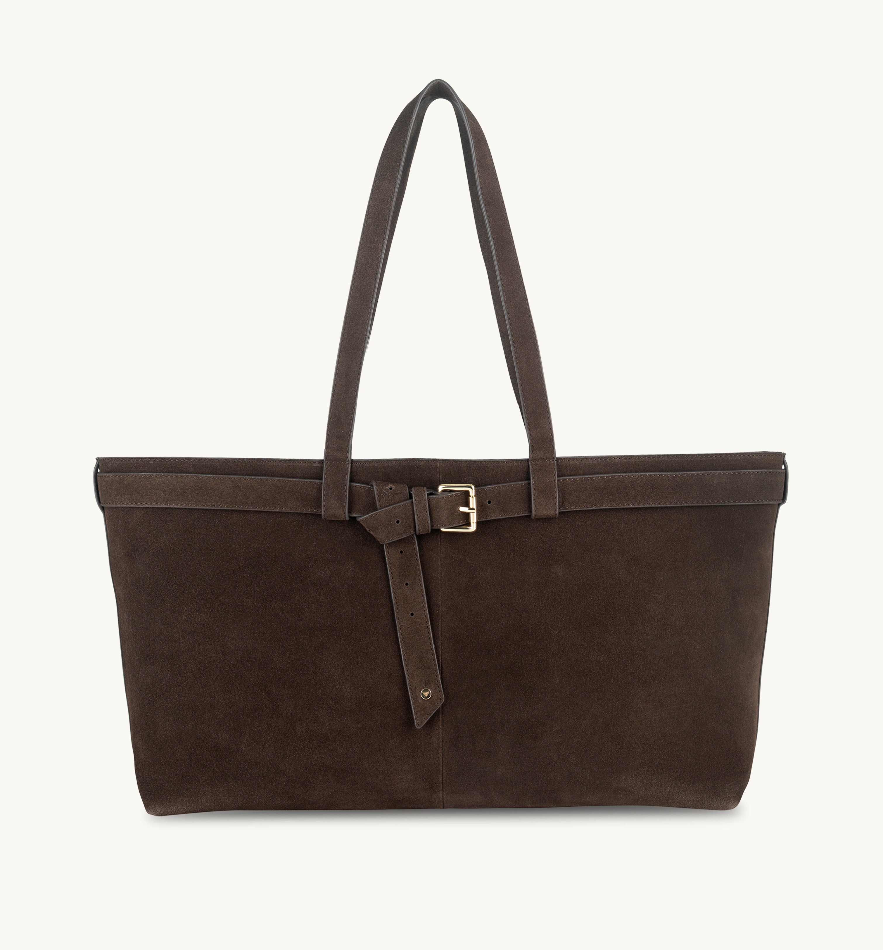 The Esme Chocolate Suede Bag