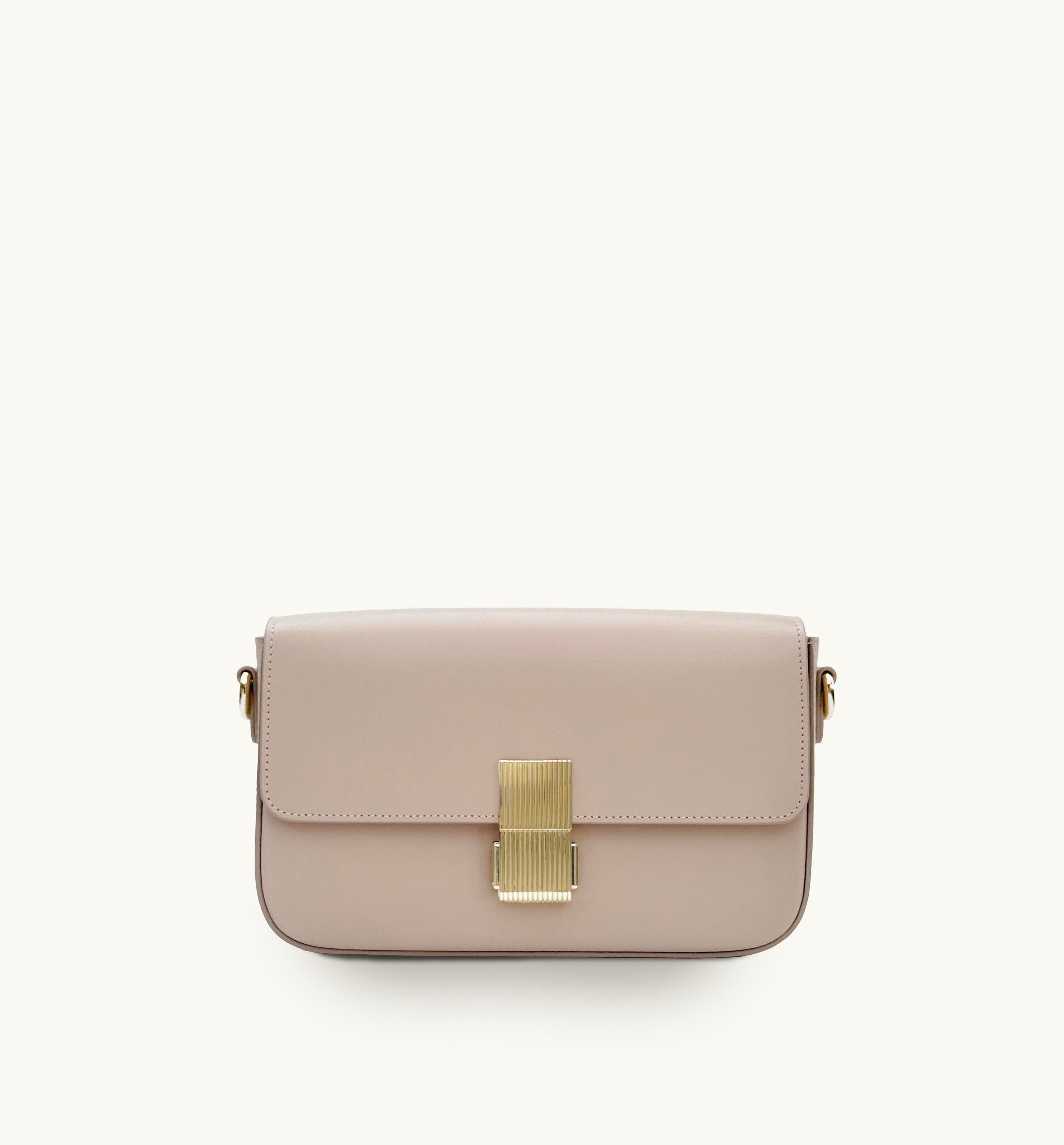The Flora Blush Leather Bag
