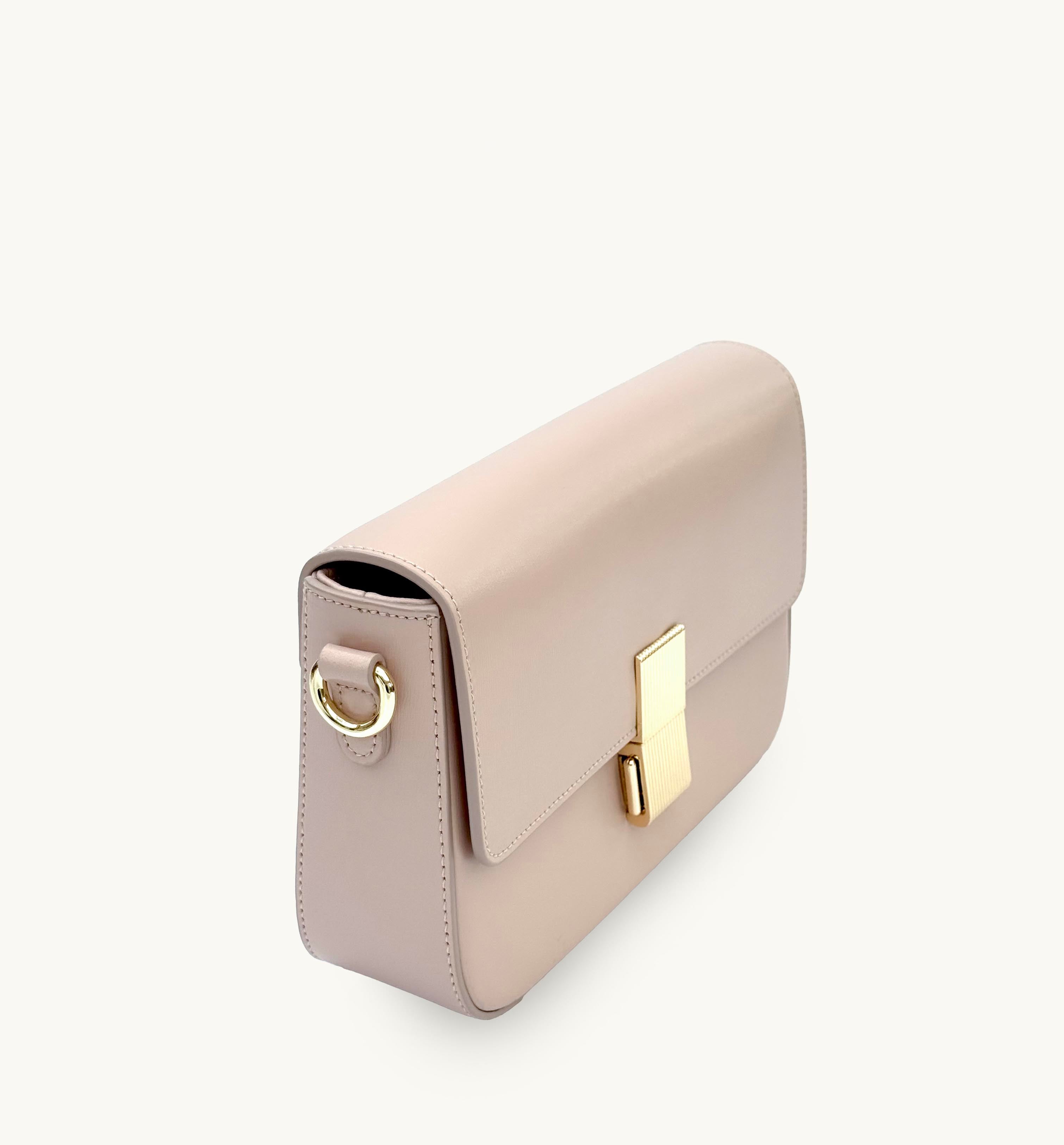 The Flora Blush Leather Bag