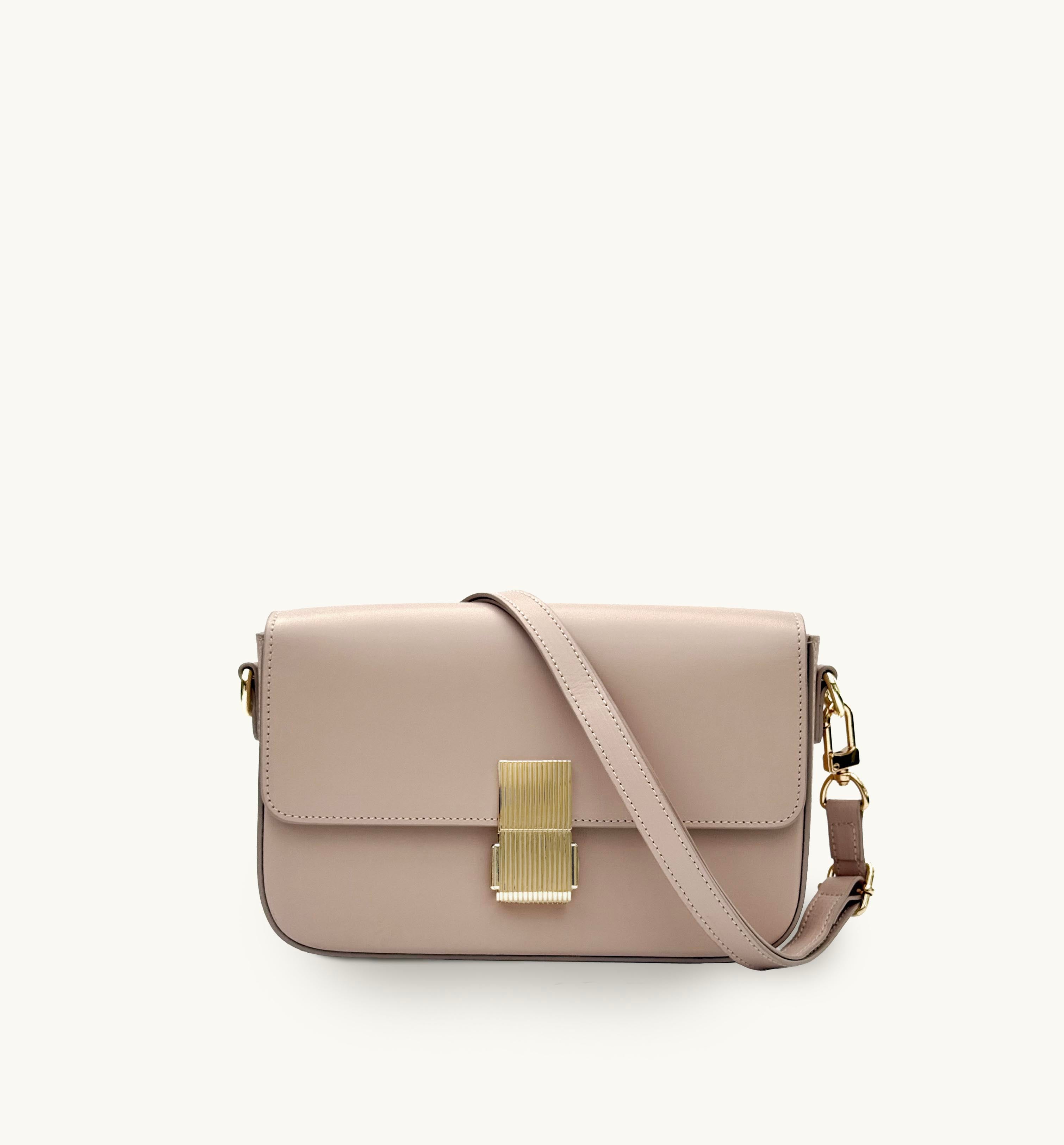 The Flora Blush Leather Bag