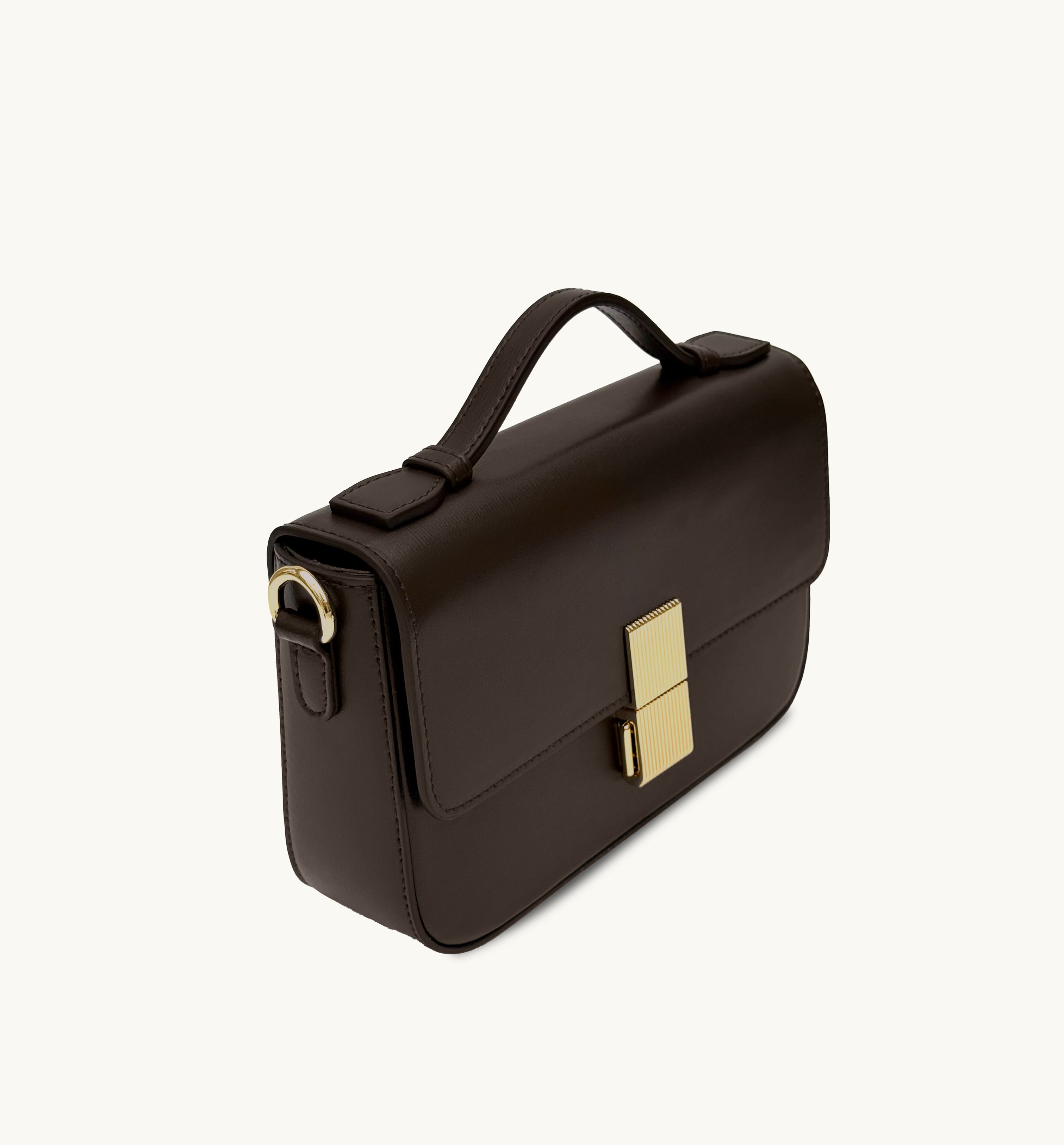 The Flora Chocolate Leather Bag