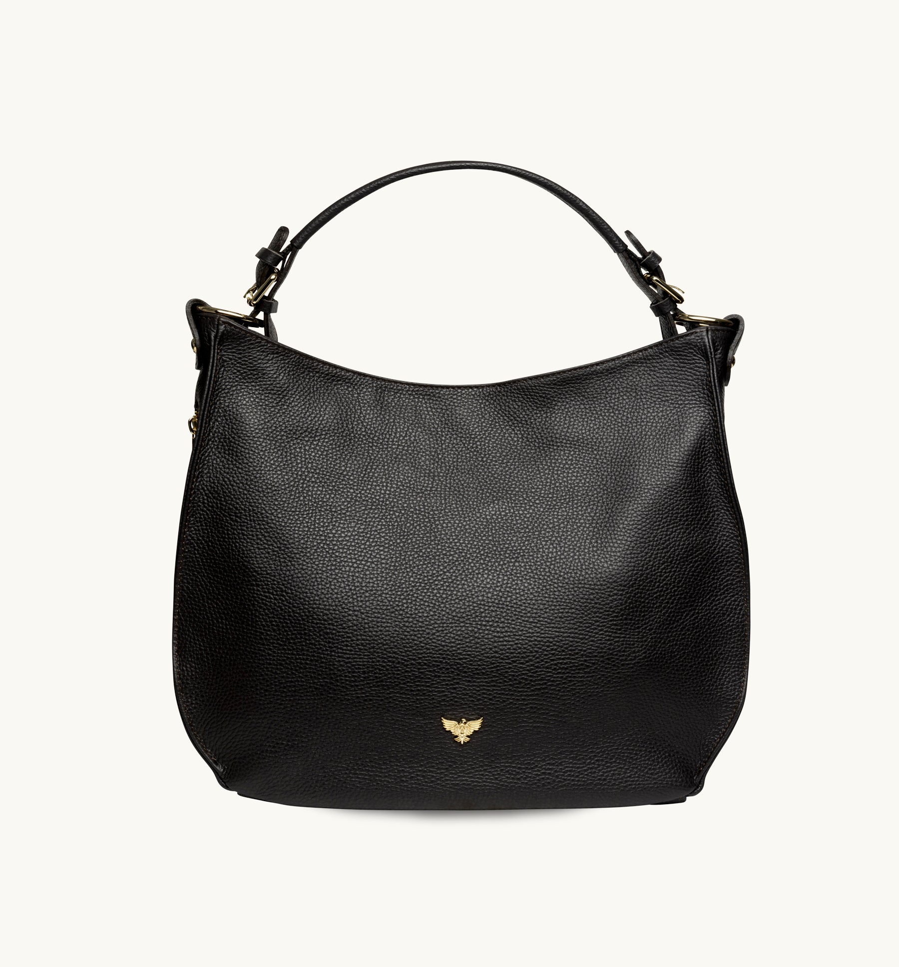 The Harriet Black Leather Bag