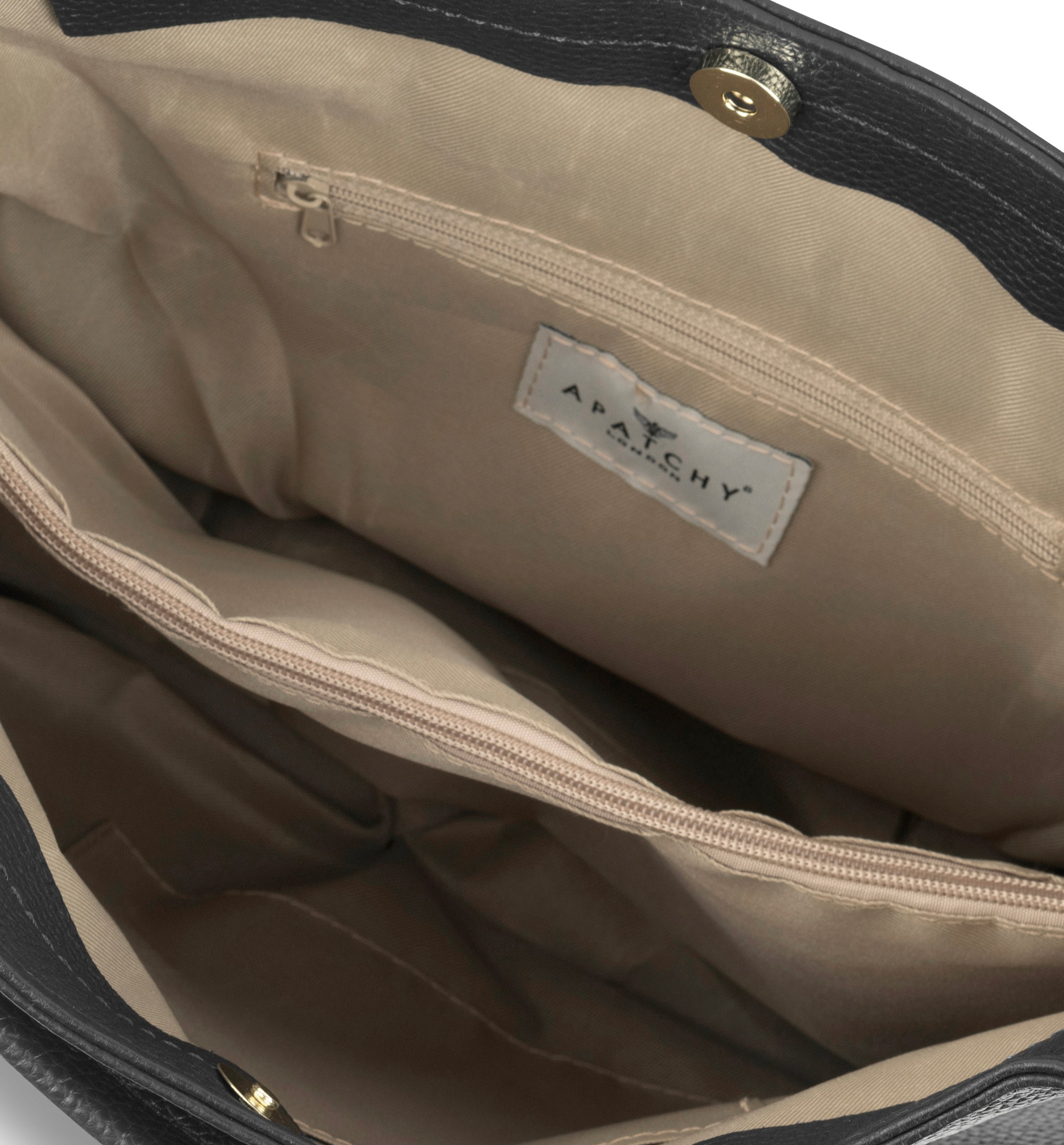 The Harriet Black Leather Bag