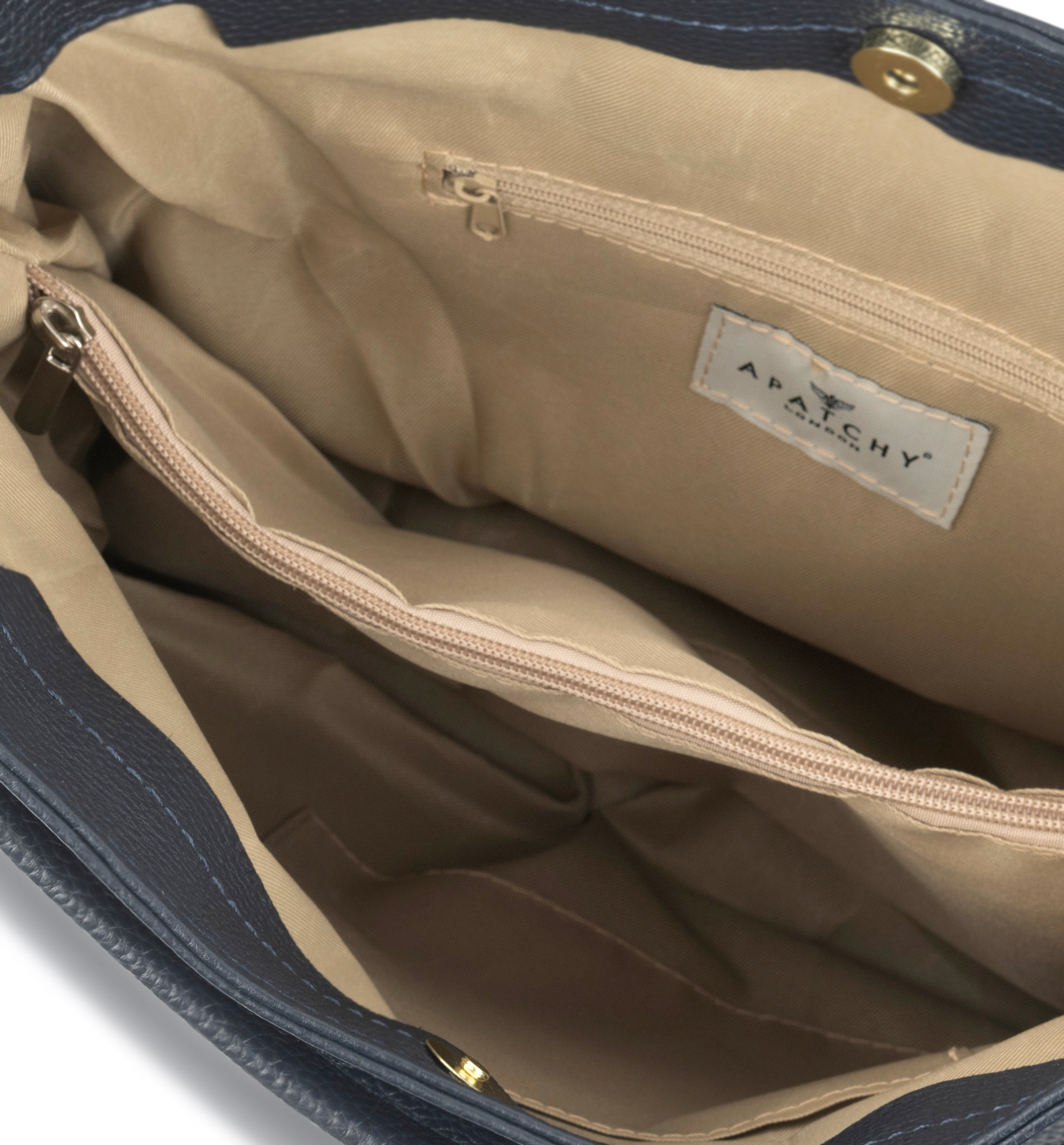 The Harriet Navy Leather Bag
