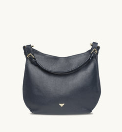 The Harriet Navy Leather Bag