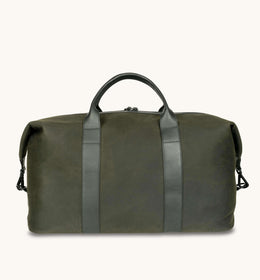 The Cavendish Waxed Canvas & Leather Weekender