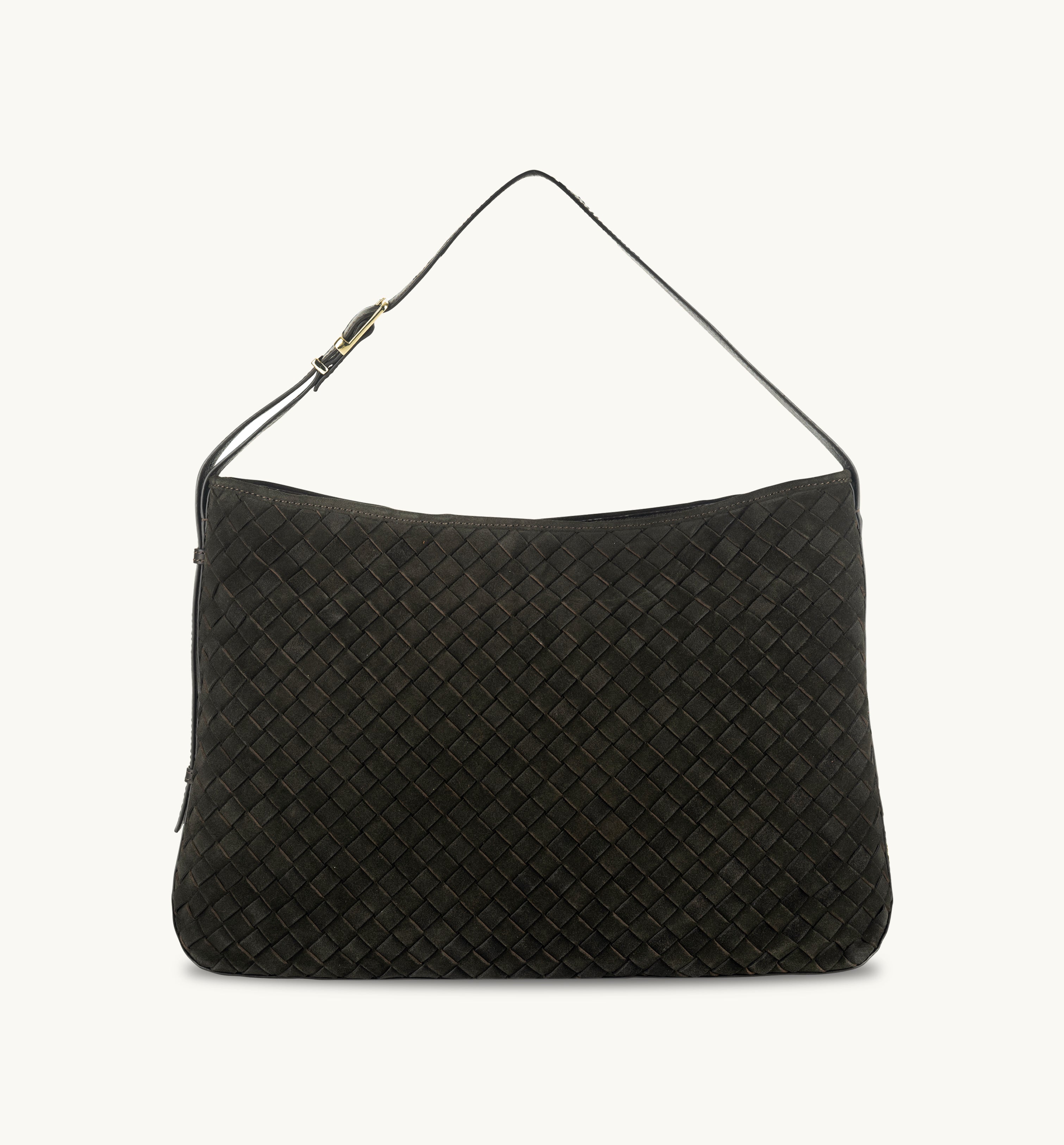 The Holly Chocolate Suede Bag