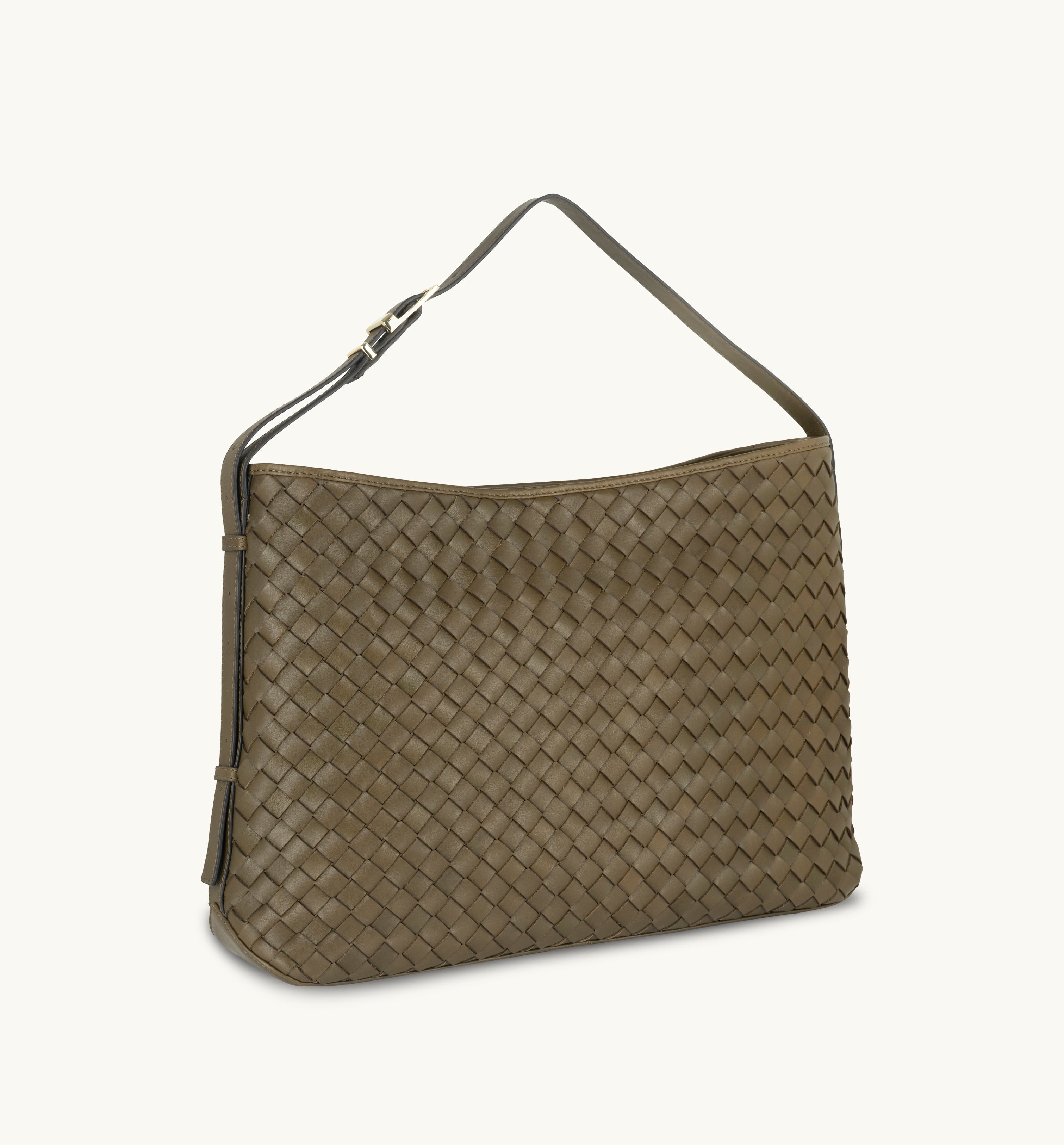 The Holly Olive Leather Bag