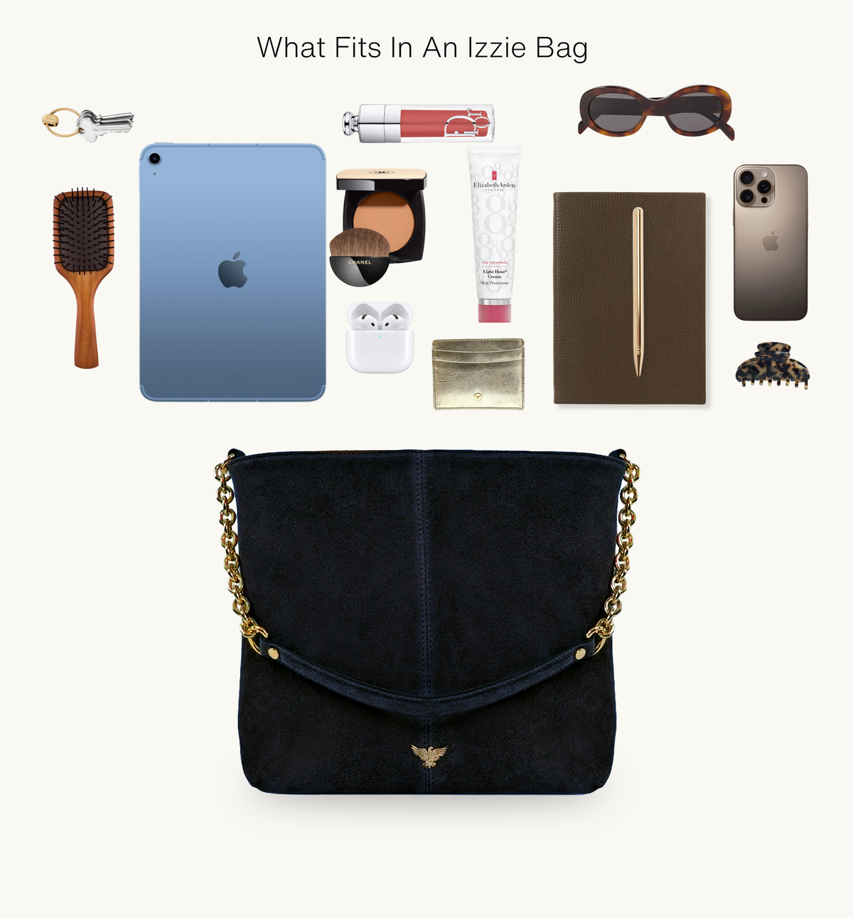 The Izzie Suede Bag
