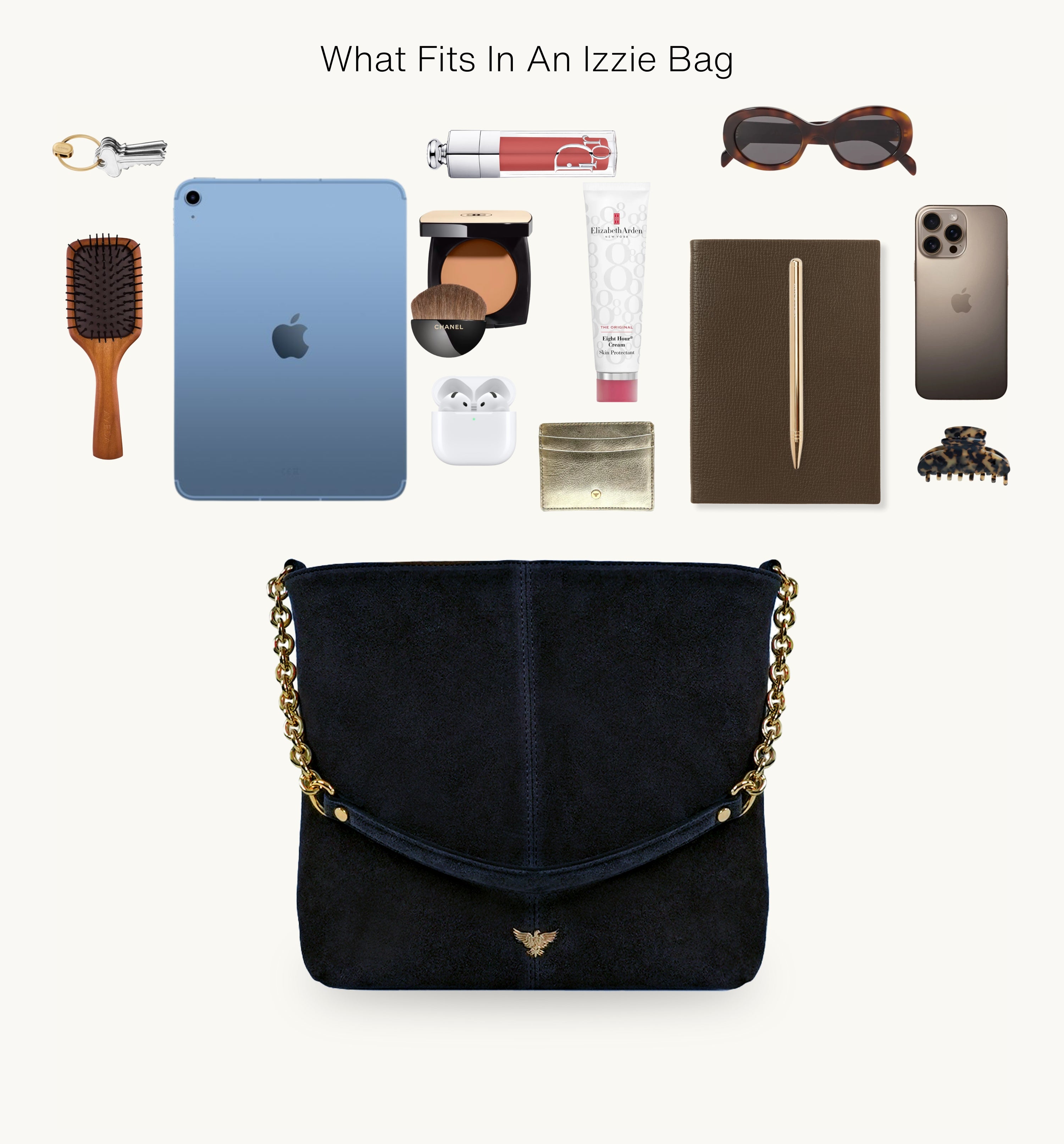 The Izzie Suede Bag