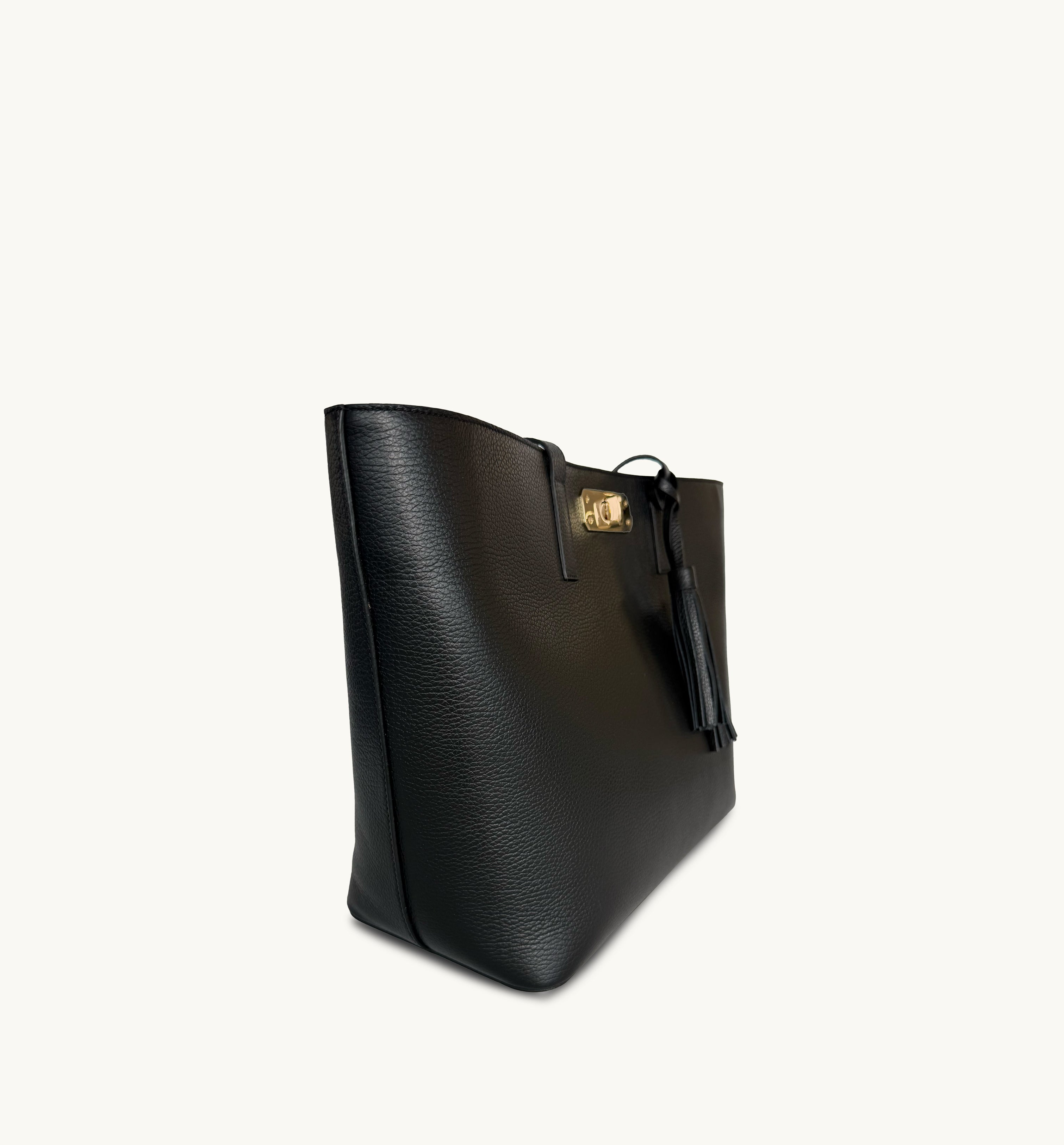 The Kate Black Leather Bag
