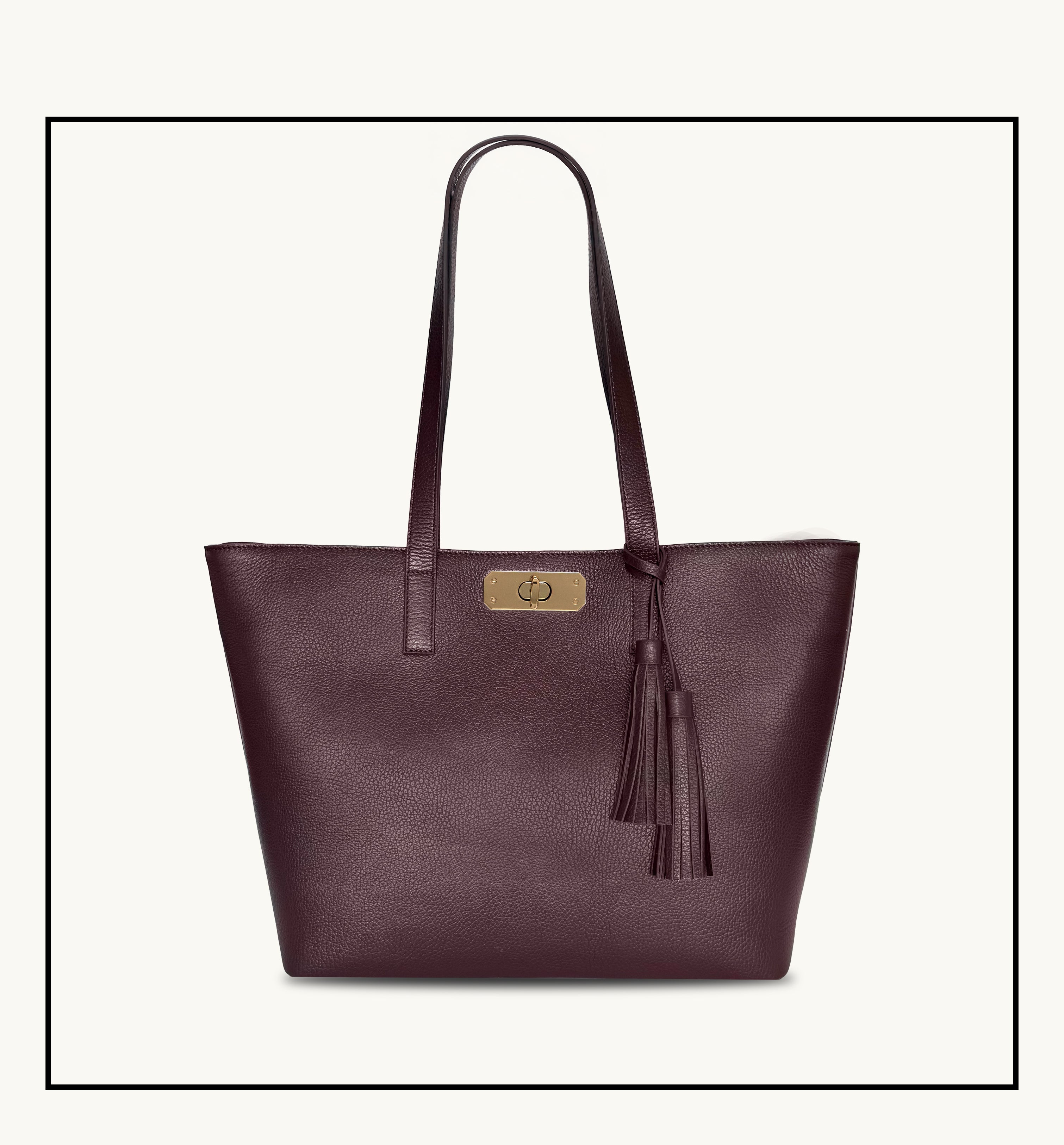 The Kate Burgundy Leather Bag