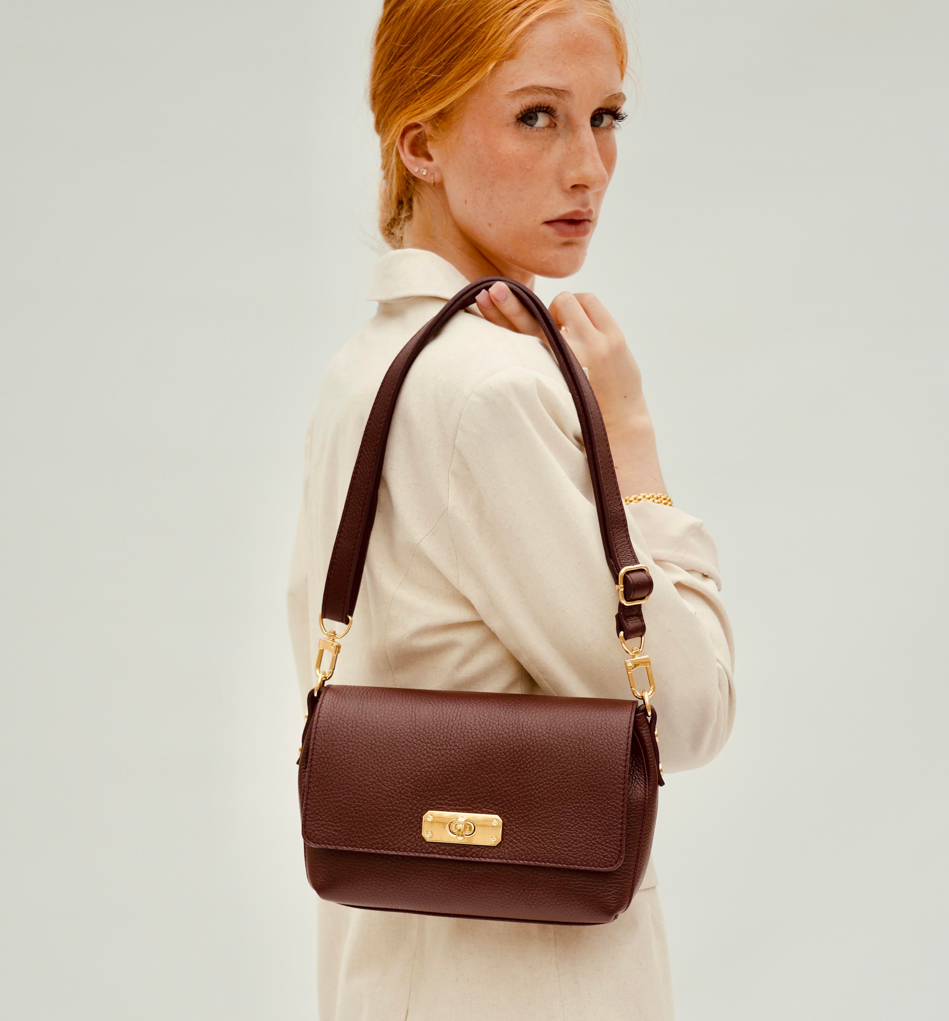 The Maisie Midi Port Leather Bag