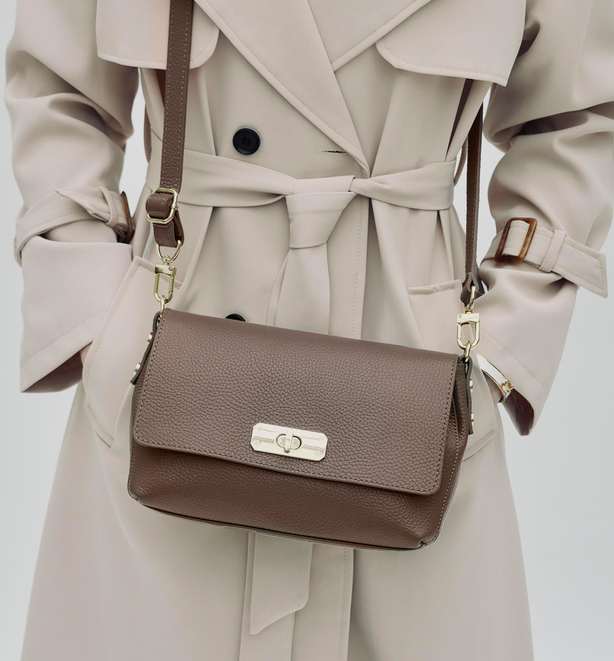 The Maisie Midi Leather Bag